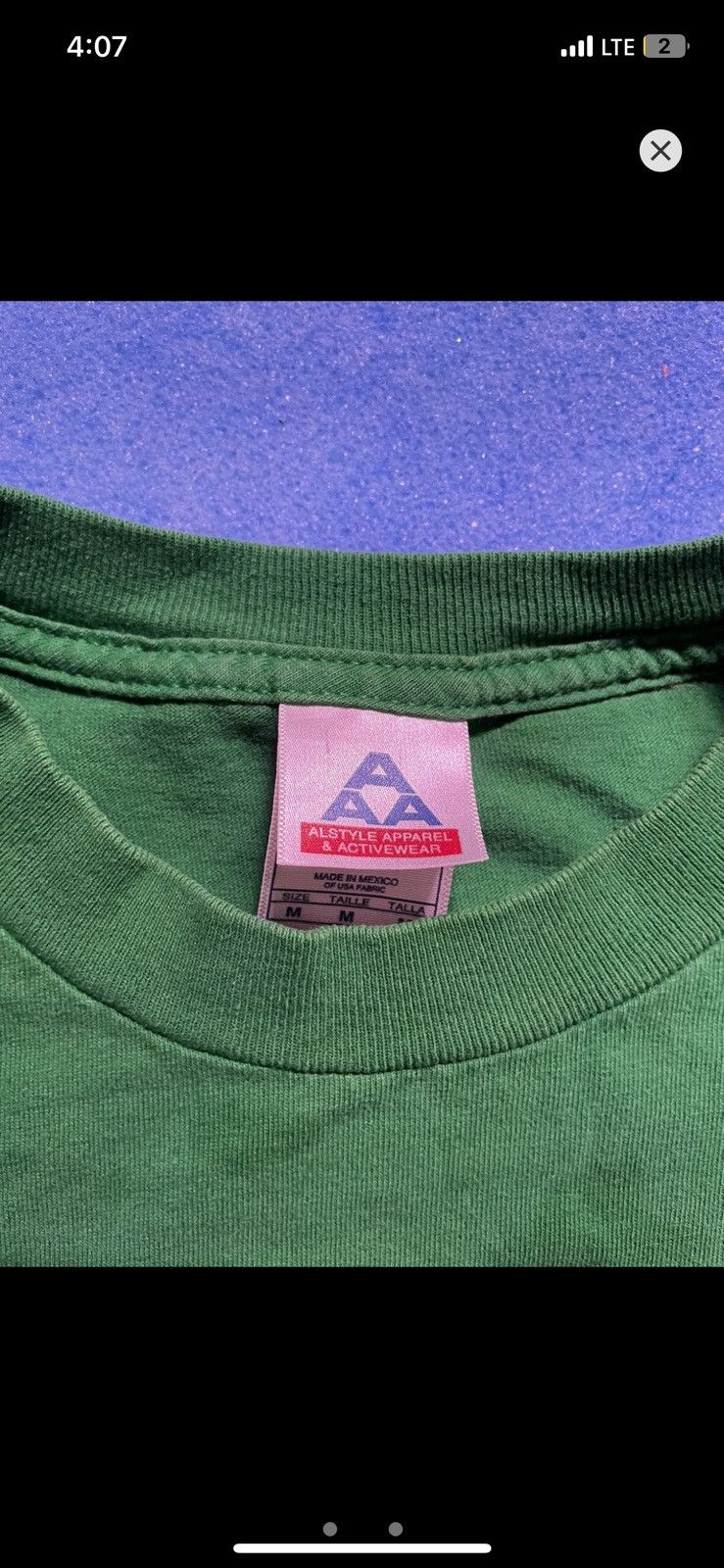 Vintage peace t-shirt Size US M / EU 48-50 / 2 - 2 Thumbnail