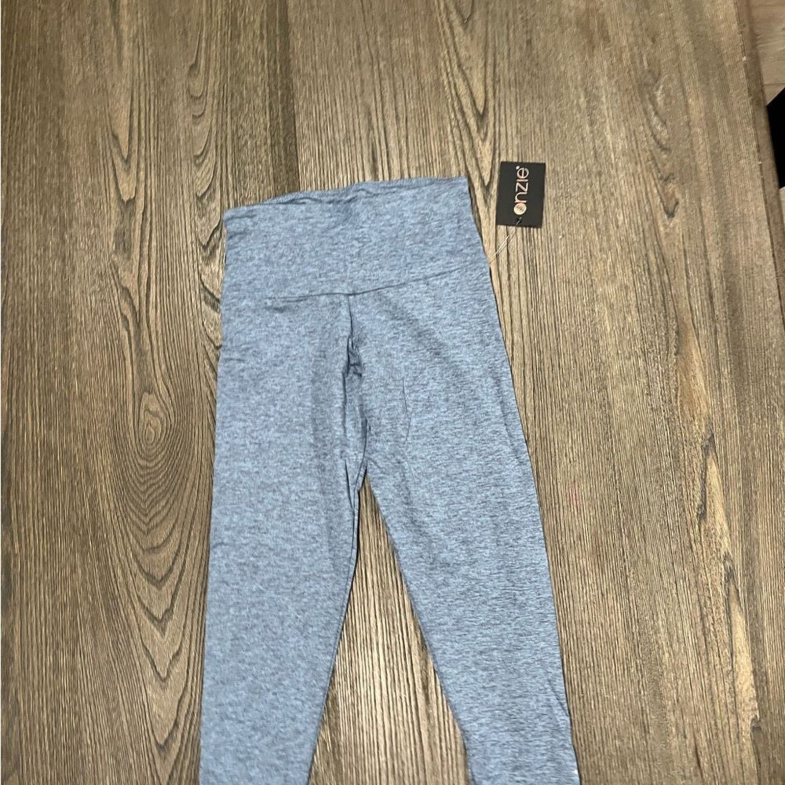 Vintage NWT Tonal Onzie Luxe Leggings Heathered Blue Size XS Size 24" / US 00 / IT 34 - 3 Thumbnail