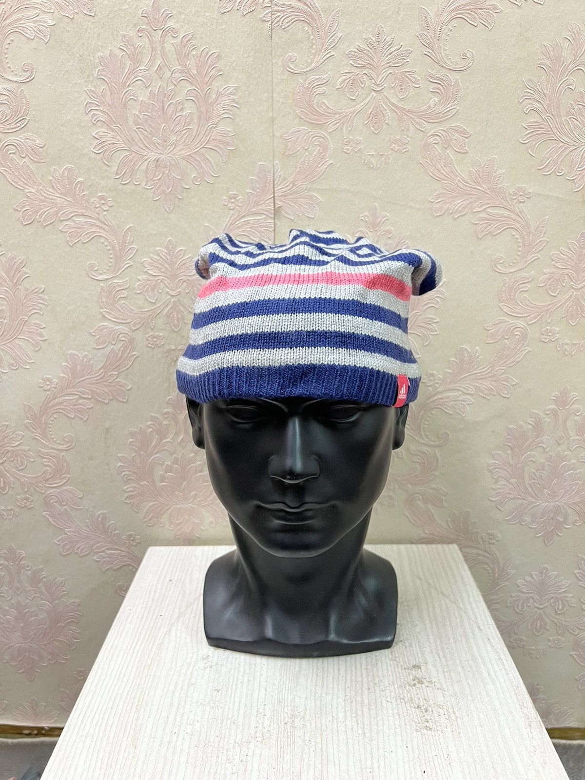 Adidas Adidas Striped Design Beanie Hats Size ONE SIZE - 2 Thumbnail