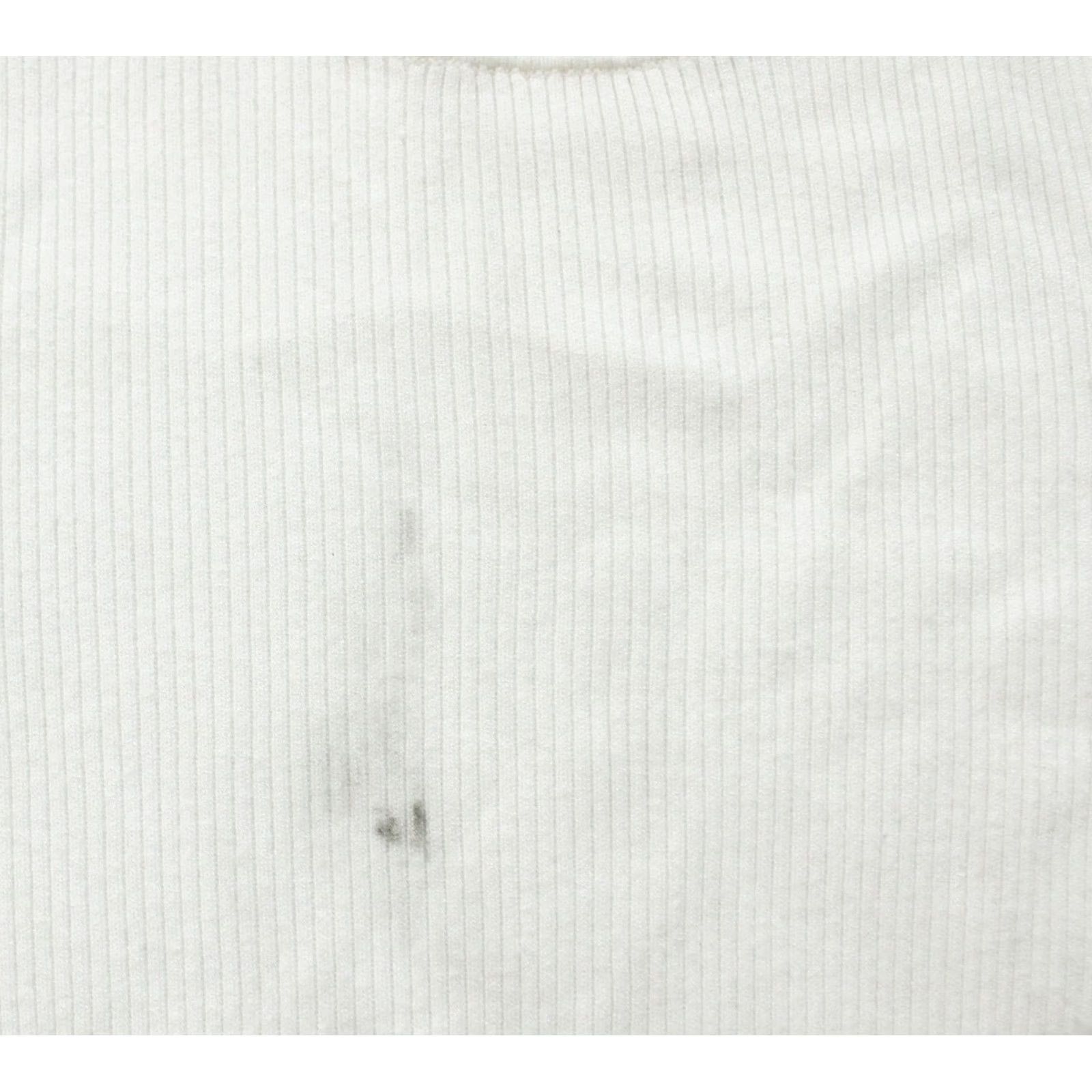 Banana Republic Banana Republic Women's Petite Rib Knit Crew Neck Sweater XS White Snow Day Petite Womens XS Rib Knit Crewneck Sweater Size XS / US 0-2 / IT 36-38 - 2 Thumbnail