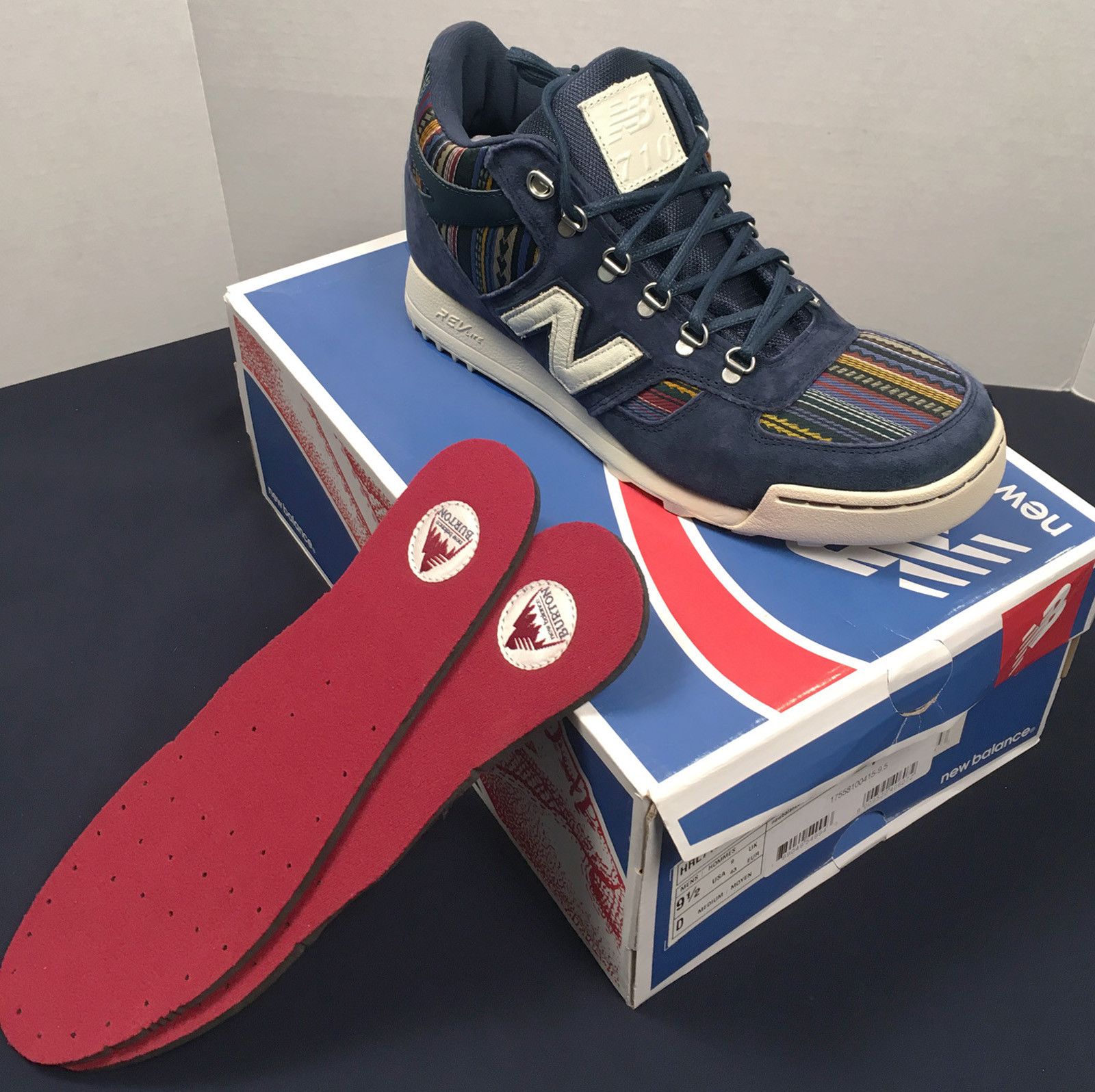 Burton NEW Vintage Burton x New Balance Sneakers! 8.5 HRL710 Rare Size US 8.5 / EU 41-42 - 2 Thumbnail