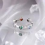 Other Silver Heart Adjustable Ring Size ONE SIZE - 2 Thumbnail