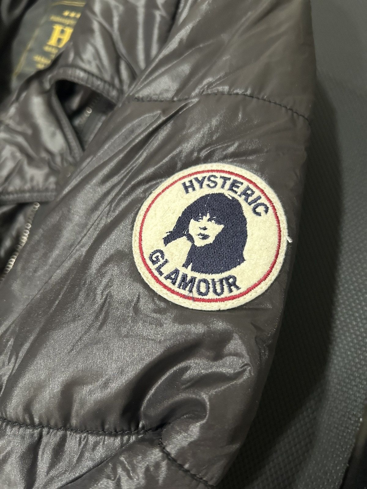 Hysteric Glamour Archive hysteric glamor asymmetrical puffer jacket biker Size S / US 4 / IT 40 - 4 Thumbnail