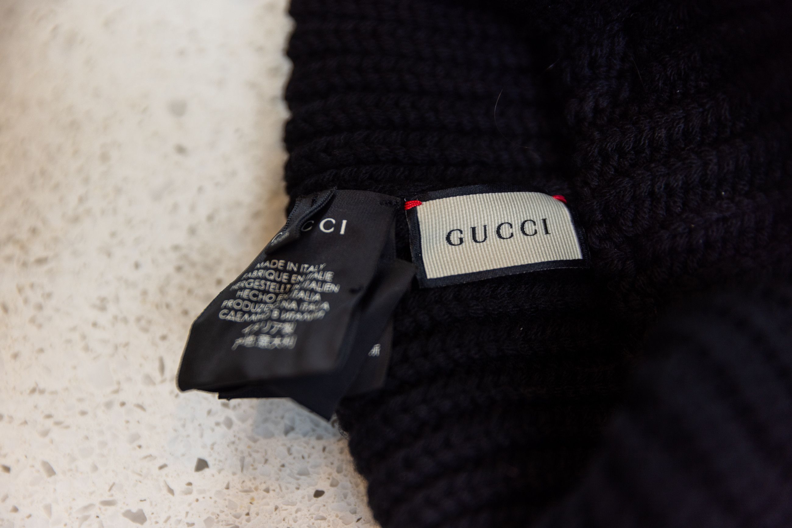 Gucci Gucci wolf motif beanie wool Size ONE SIZE - 5 Thumbnail