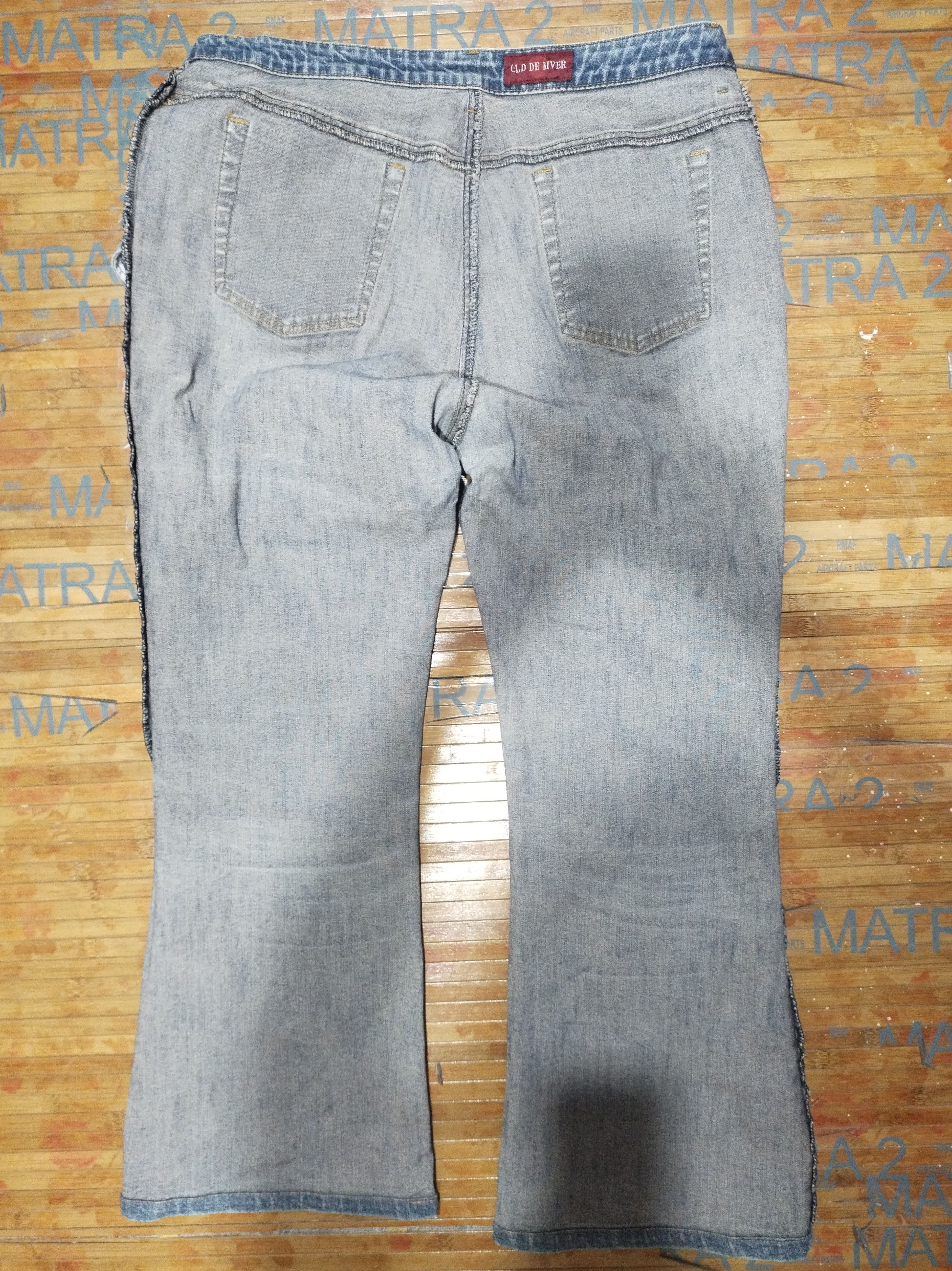 Other Old De River Jeans ' Baggy Style"Stretchable" Denim Sz 33" Size 33" - 13 Thumbnail