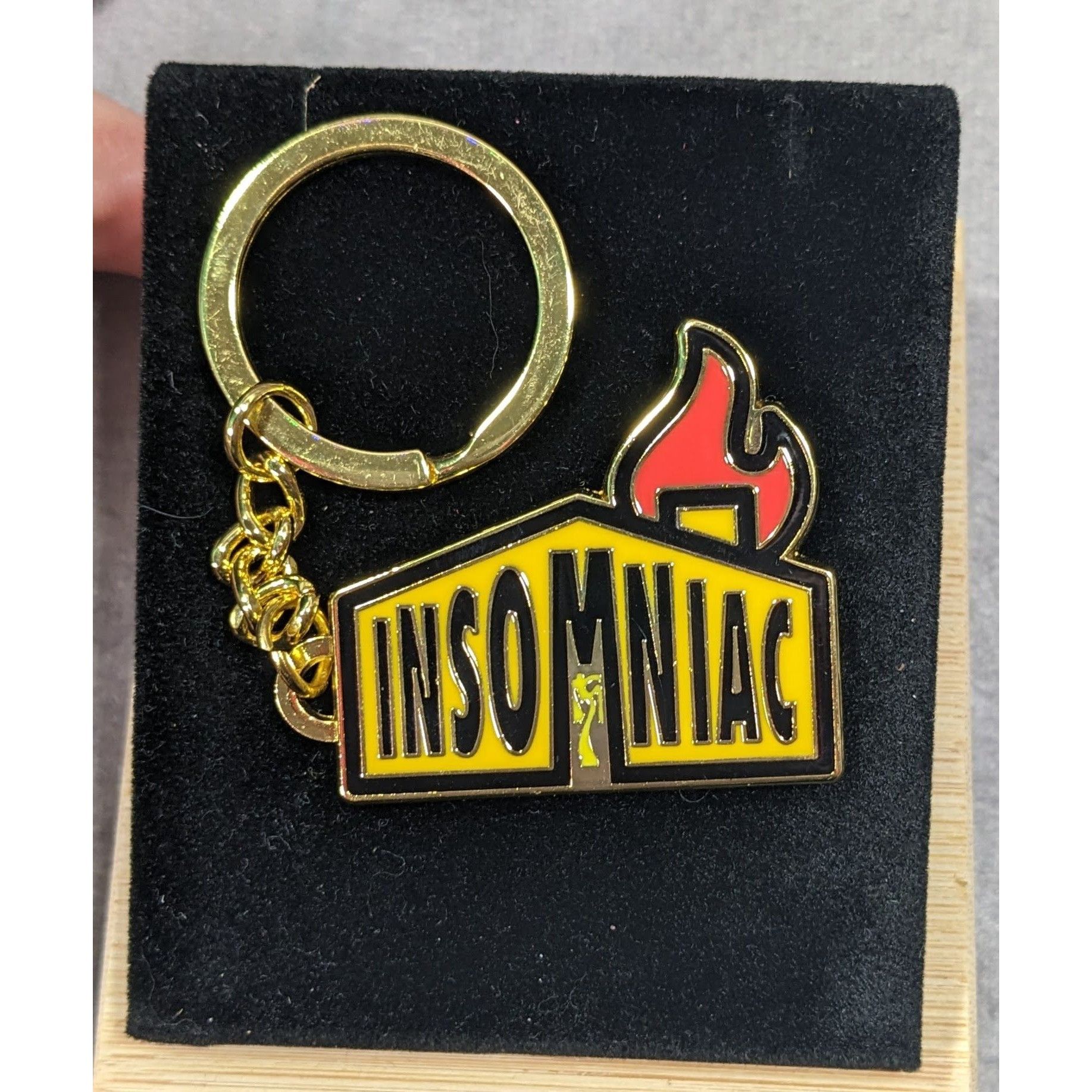 Other Insomniac House Party Yellow And Gold Tone Keychain Size ONE SIZE - 3 Thumbnail