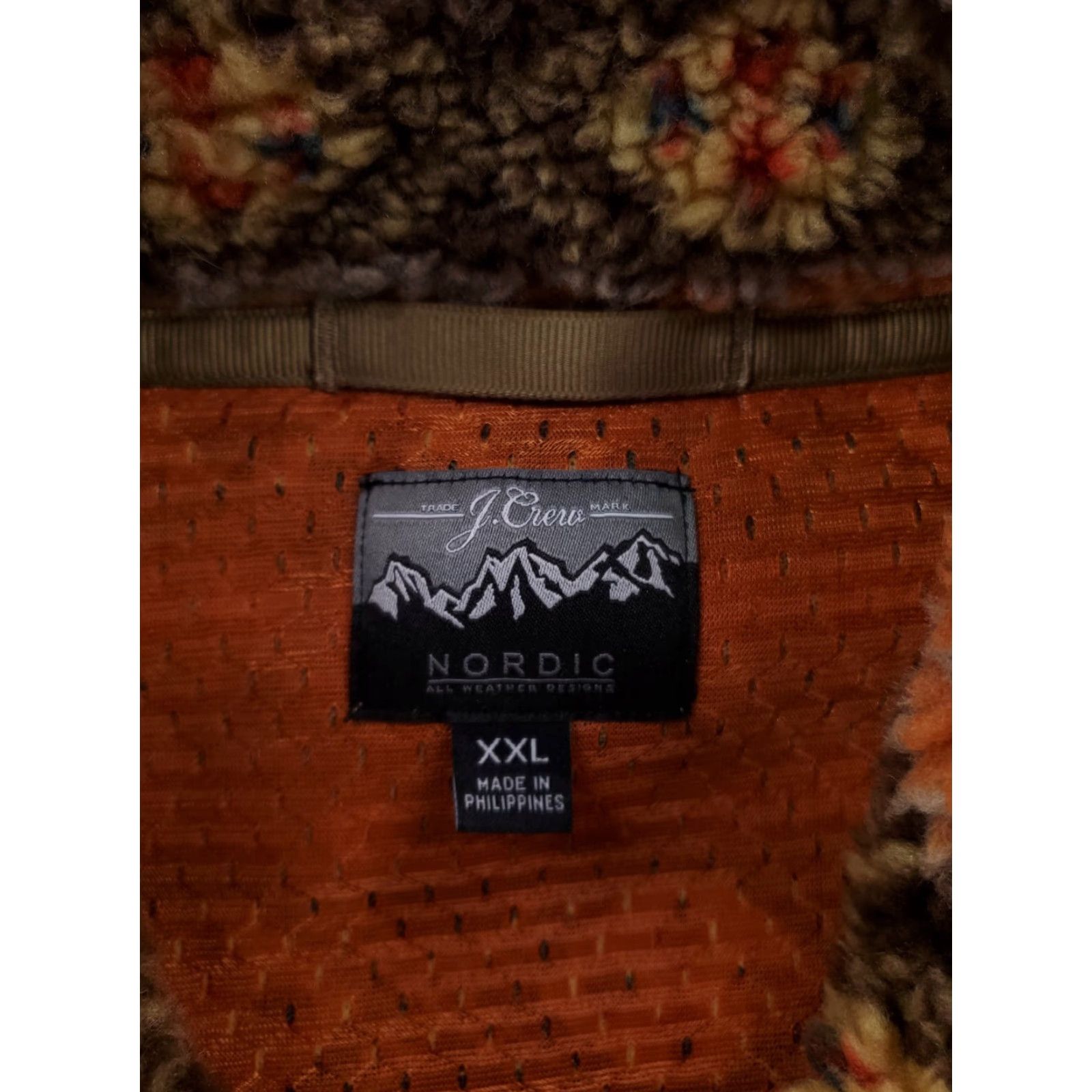 J.Crew J.CREW Nordic All Weather Designs Deep Pile Fleece 1/4 Zip Aztec Mens XXL Pullover Multicolor Aztec 1/4 Zip Men 2XL Size US XXL / EU 58 / 5 - 2 Thumbnail