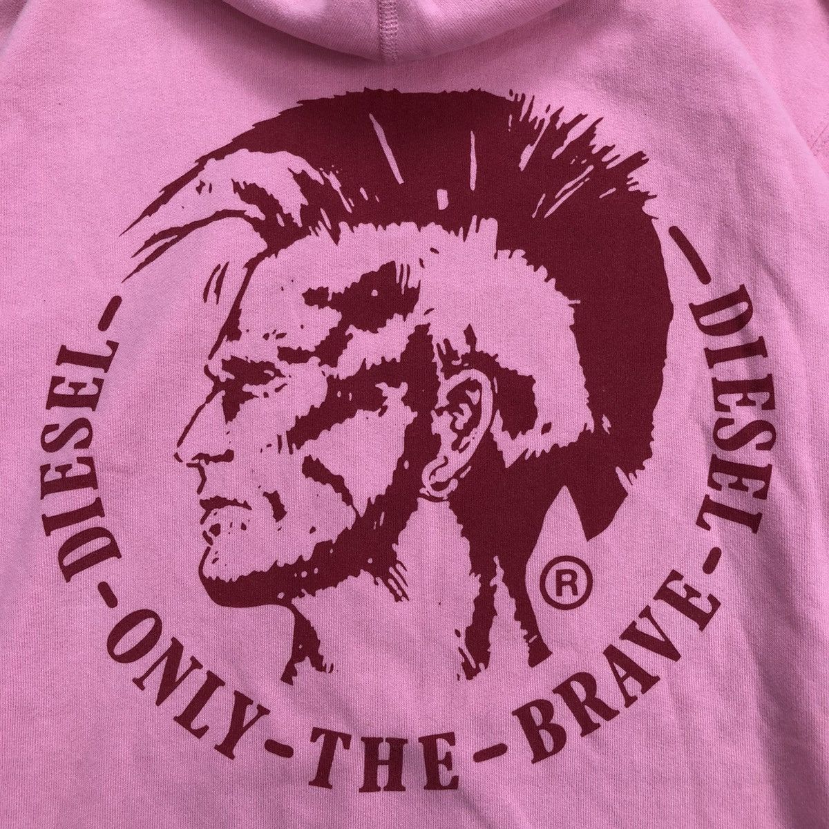 Diesel × Japanese Brand 2000s Diesel “Only The Brave” Big Logo Pull Over Hoodie Punk Size US M / EU 48-50 / 2 - 3 Thumbnail