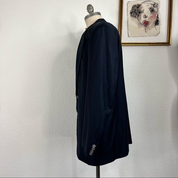 Zanella Zanella Wool 2 Button Sports Coat Blazer Size 44R - 4 Thumbnail