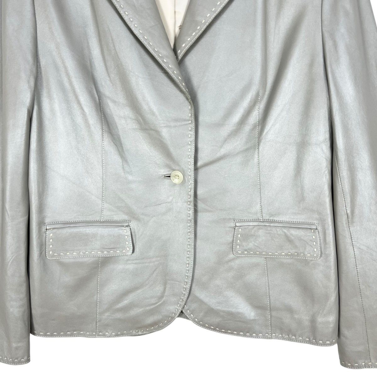 Balmain Balmain Paris Synthetic Leather Women Blazer Jacket Size M / US 6-8 / IT 42-44 - 3 Thumbnail