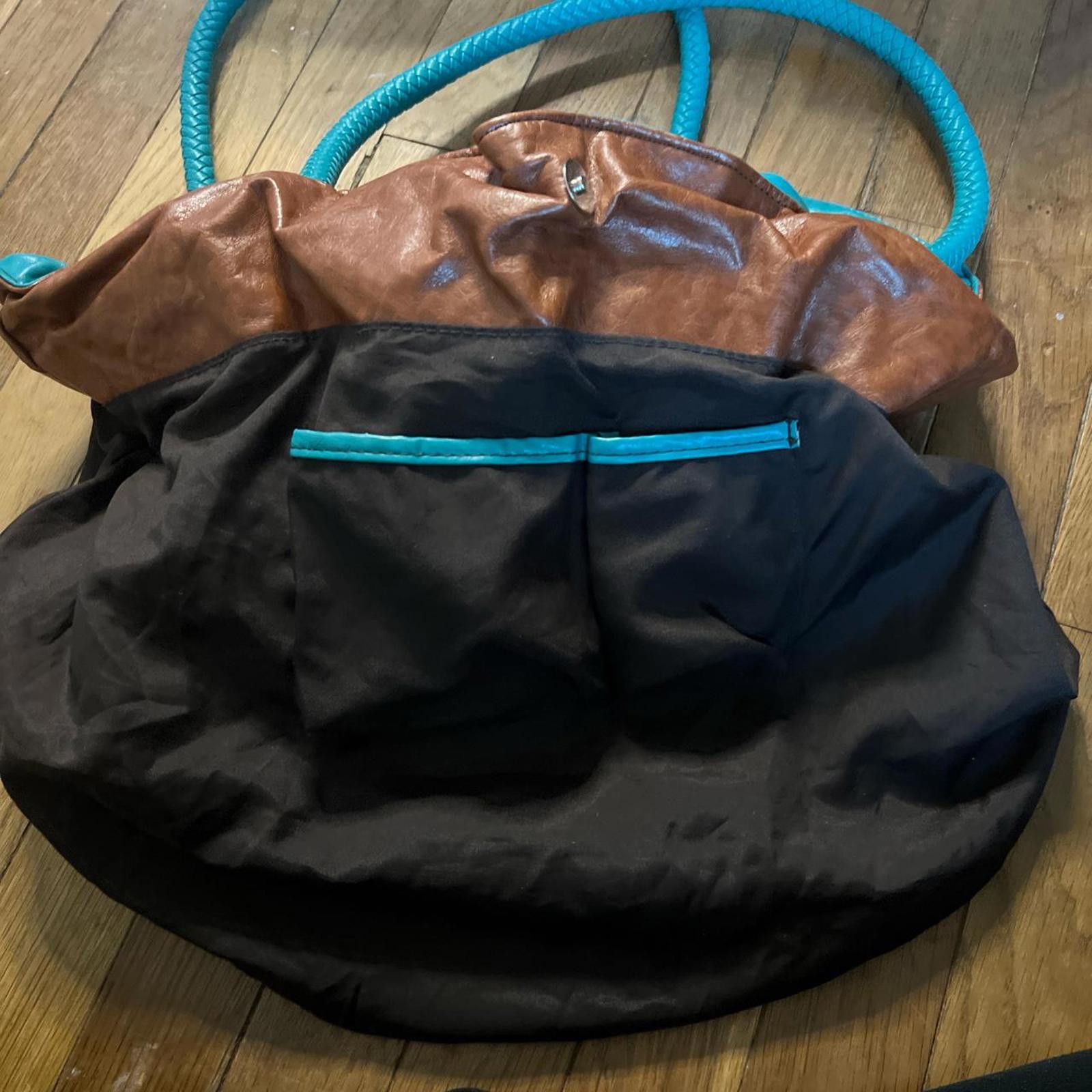 Other turquoise y2k faux leather slouchy shoulder bag Size ONE SIZE - 8 Thumbnail