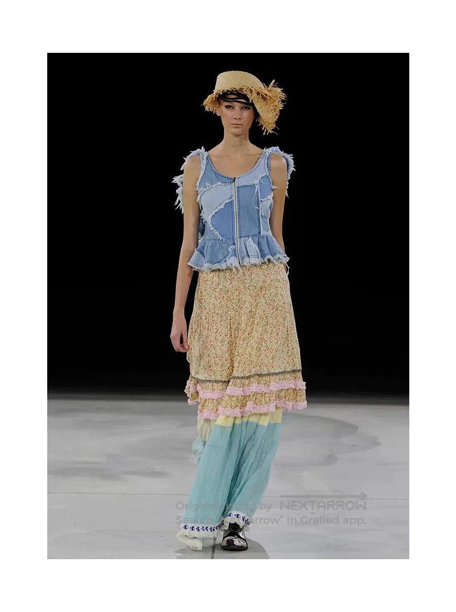 Nozomi Ishiguro Nozomi Ishiguro Distressed Denim Vest. Size US M / EU 48-50 / 2 - 9 Thumbnail