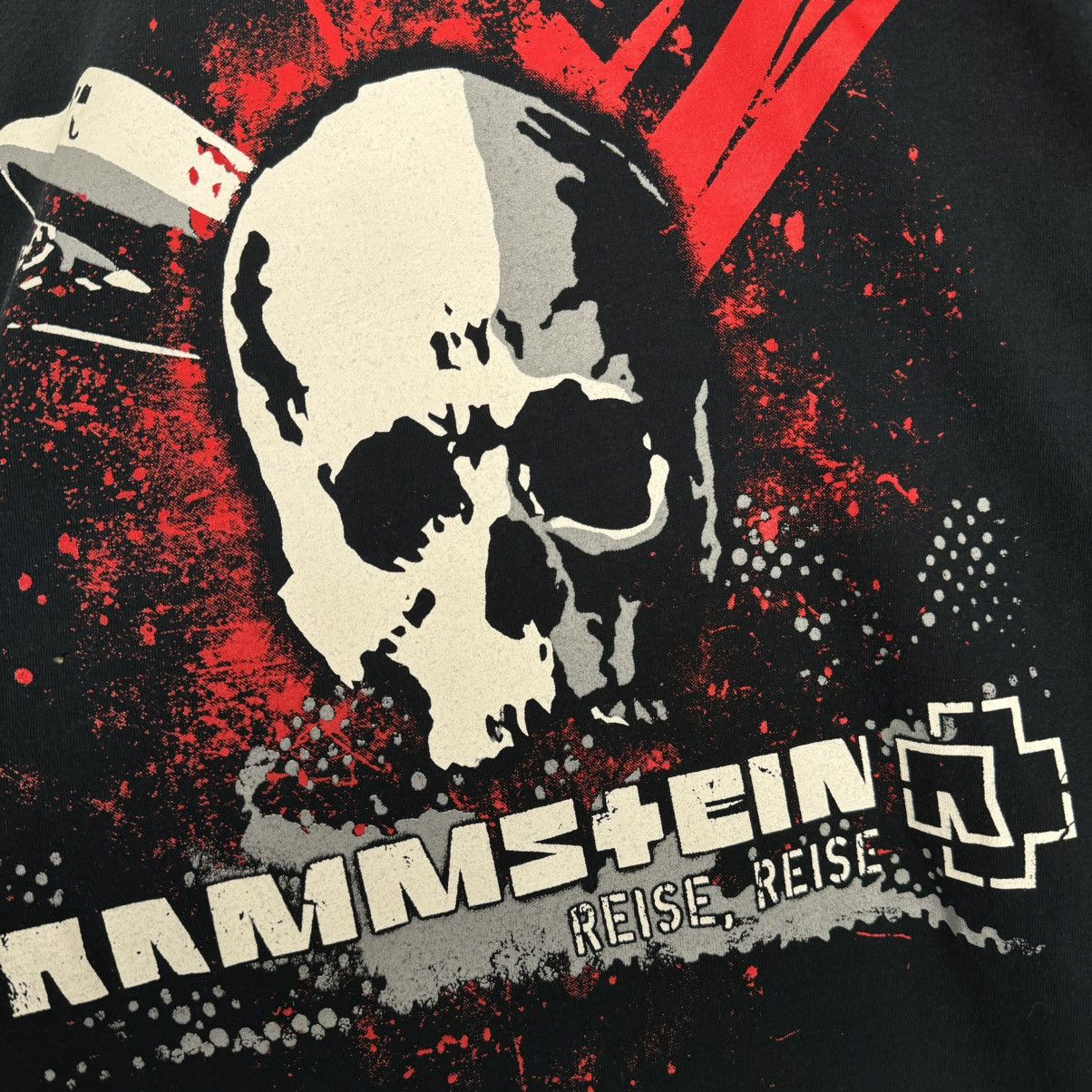 Band Tees Vintage Rammstein Reise Reise Screen Stars Euro T Shirt Size US L / EU 52-54 / 3 - 4 Thumbnail