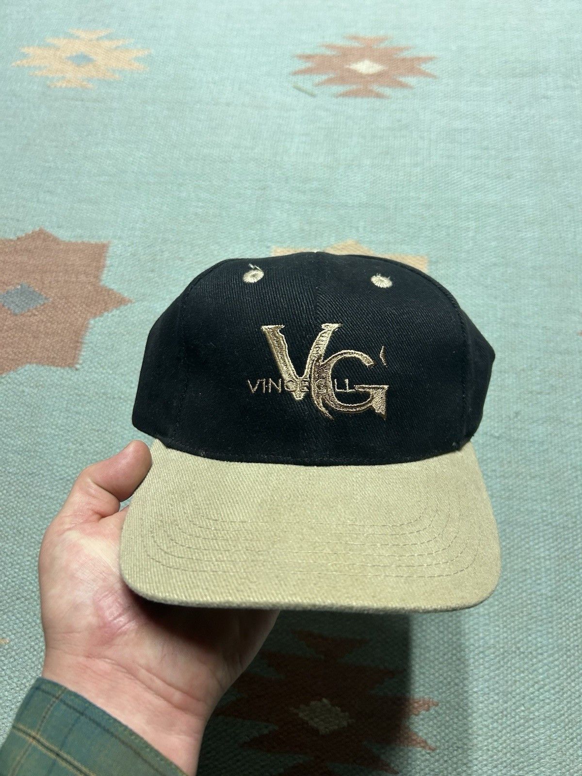 Vintage Vintage StrapBack hat Vince Gill VG country music artist Size ONE SIZE - 2 Thumbnail
