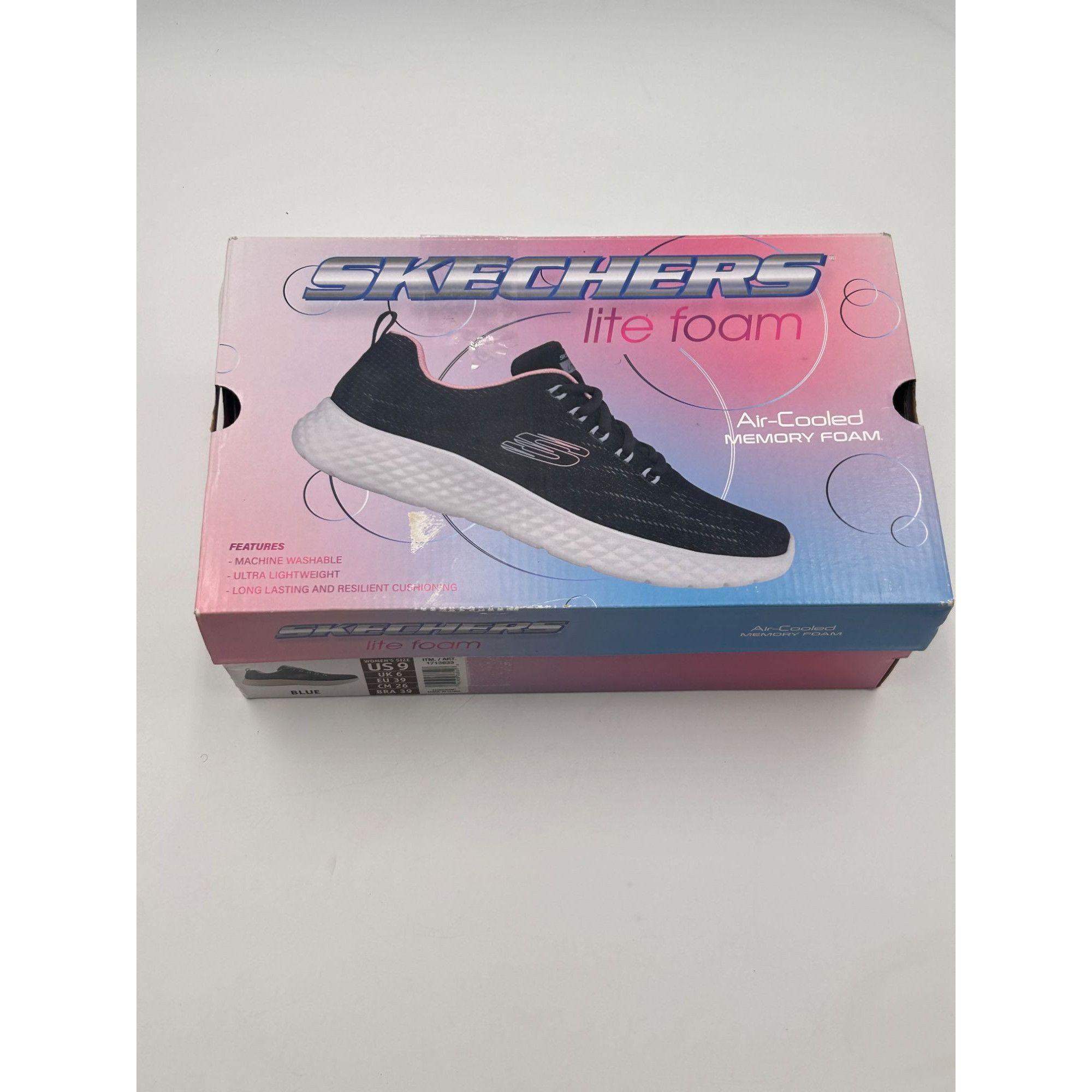 Other Skechers Lite Foam Womens 9 Blue Memory Foam Sneakers 12592 Size US 9 / IT 39 - 8 Thumbnail