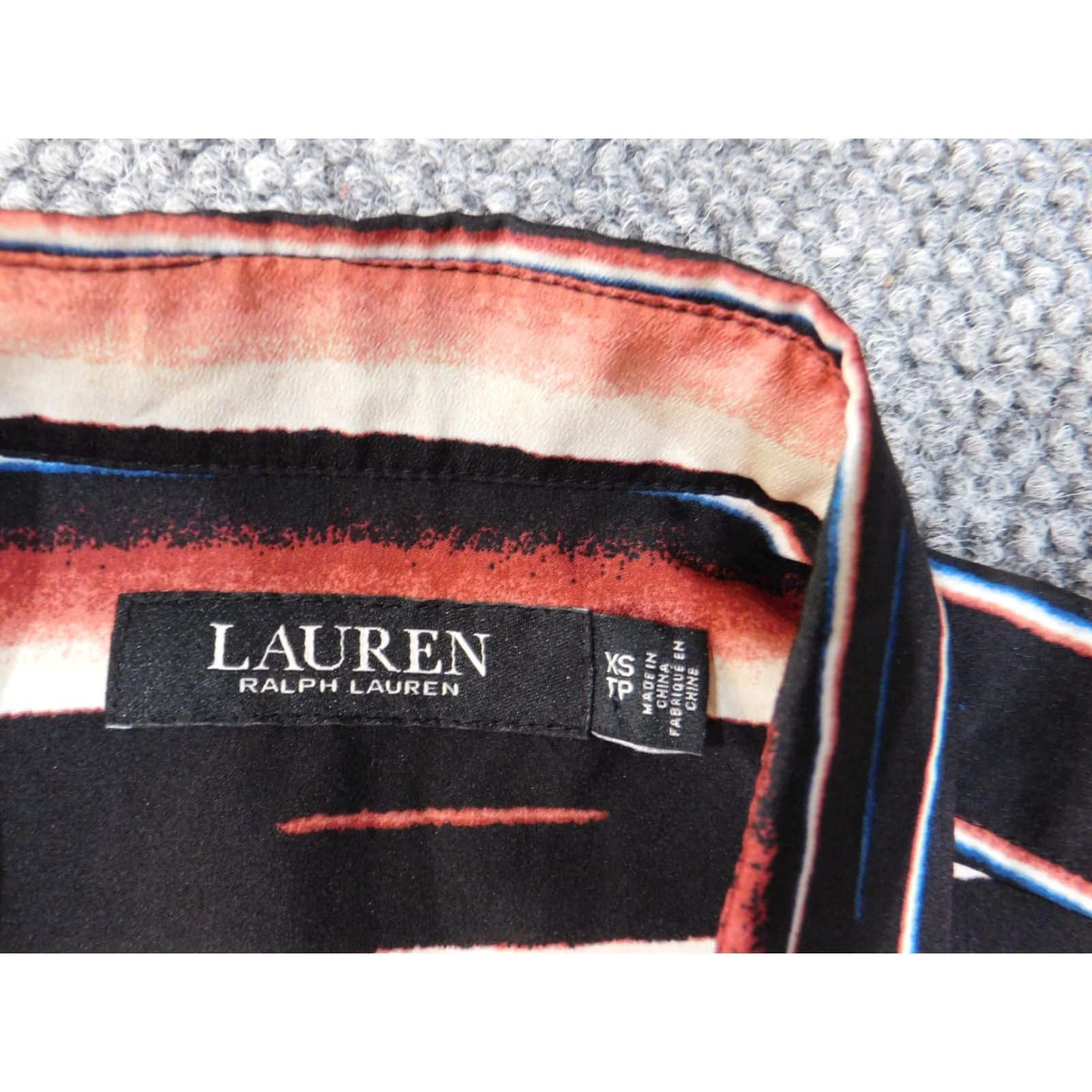 Ralph Lauren Ralph Lauren Shirt Mens XS Red Striped Button-Up City Woven Button-Down Collar Long Sleeve Casual Regular Size US XS / EU 42 / 0 - 5 Thumbnail
