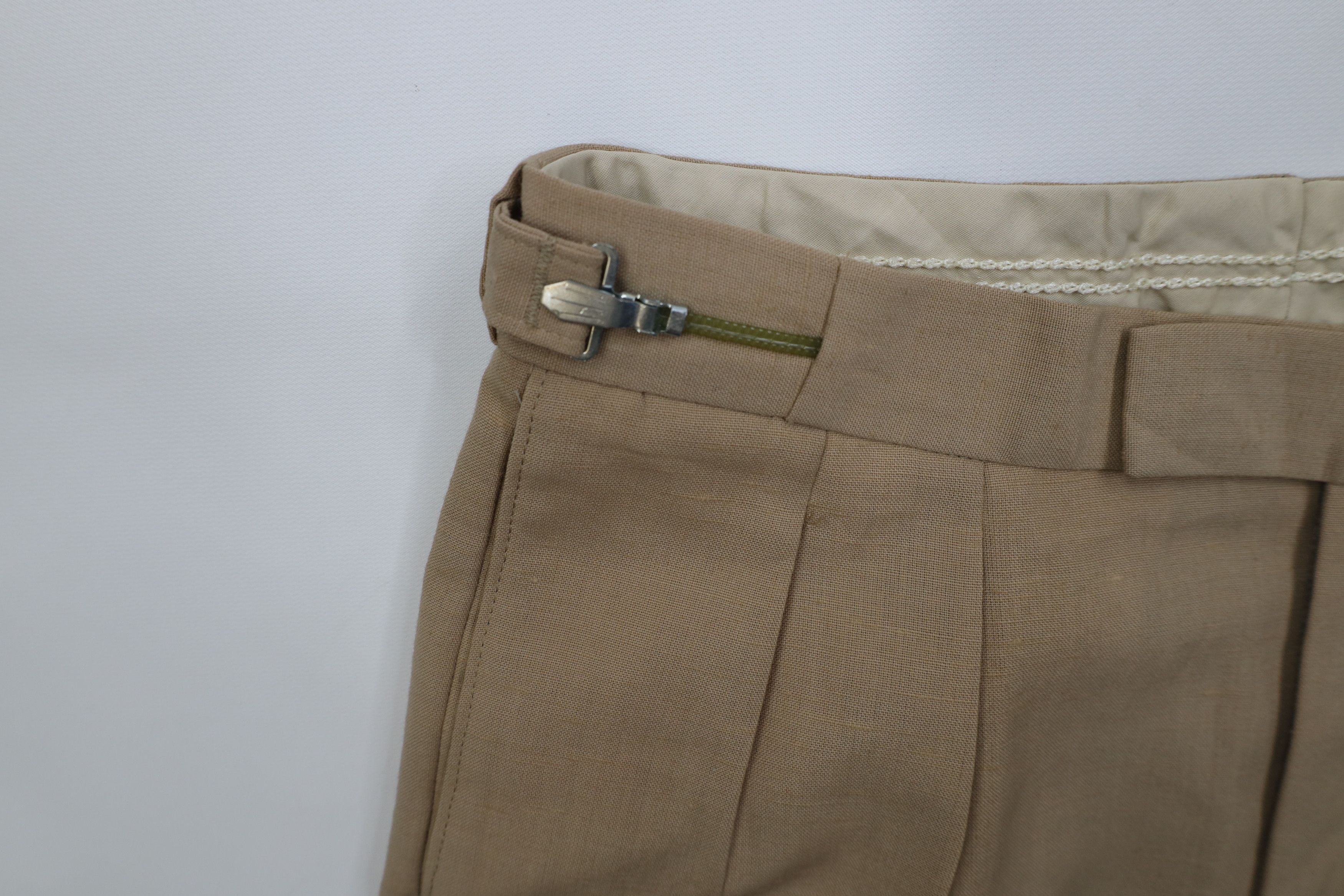 Vintage Vintage 50s 60s Rockabilly Knit Wide Leg Chino Pants Size US 32 / EU 48 - 8 Thumbnail