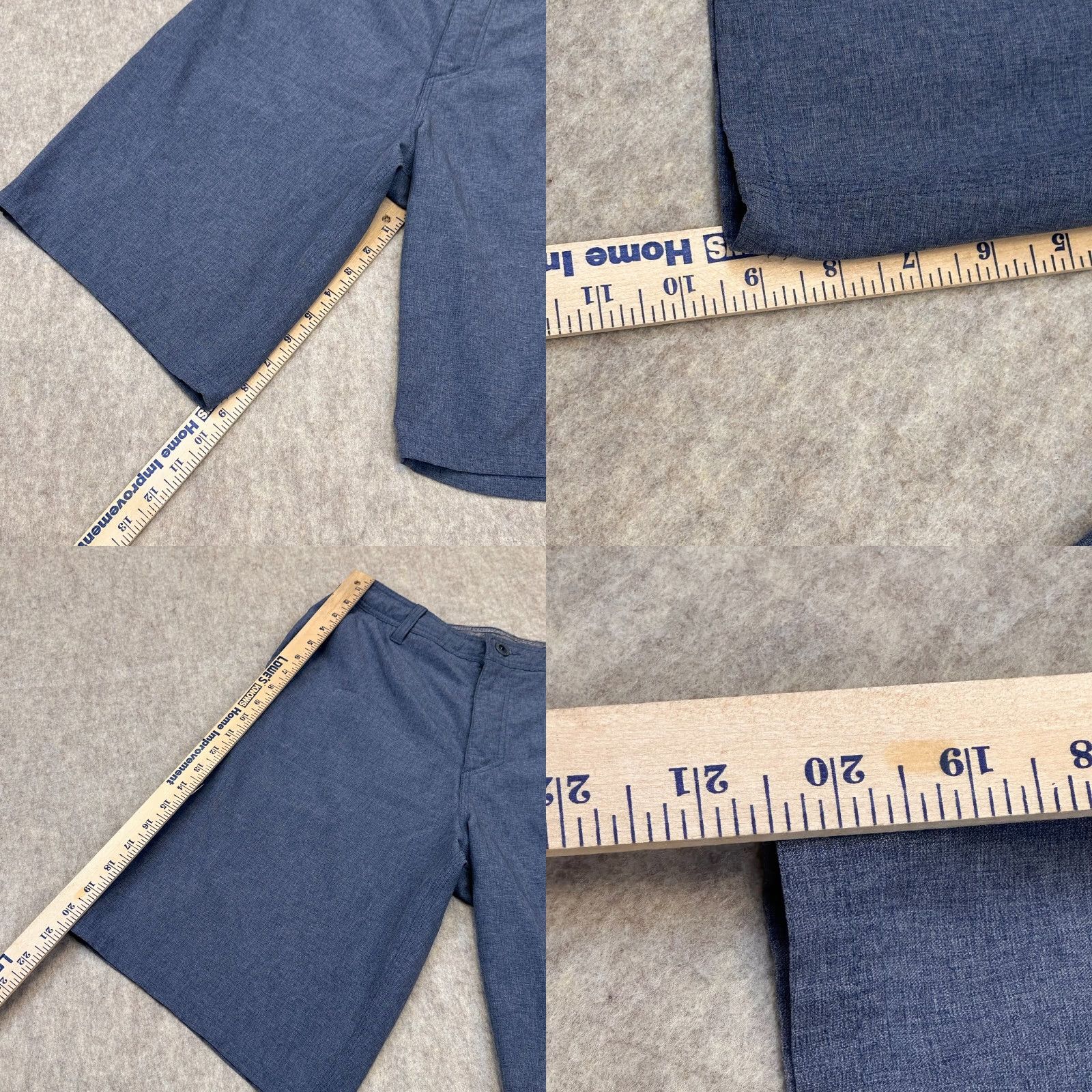 Vintage Oniell Redwood 20" Chino Heather Slate 32 x 9 Relax Fit Poly Cotton Twill Design Size US 32 / EU 48 - 8 Thumbnail