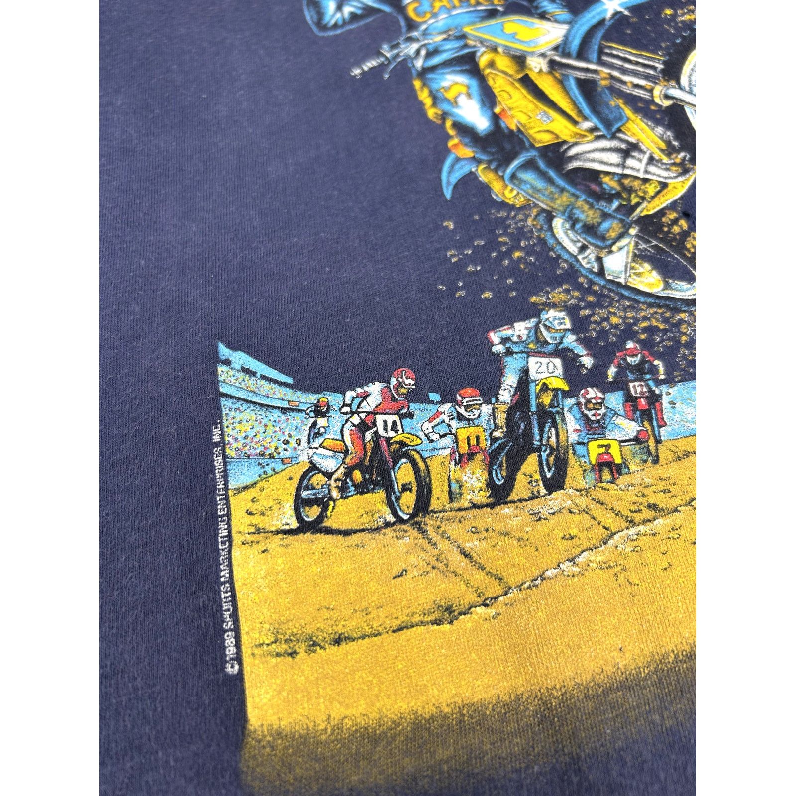 Camel VTG 1989 Camel Supercross Motocross Short Sleeve Shirt Rare Size US M / EU 48-50 / 2 - 11 Thumbnail
