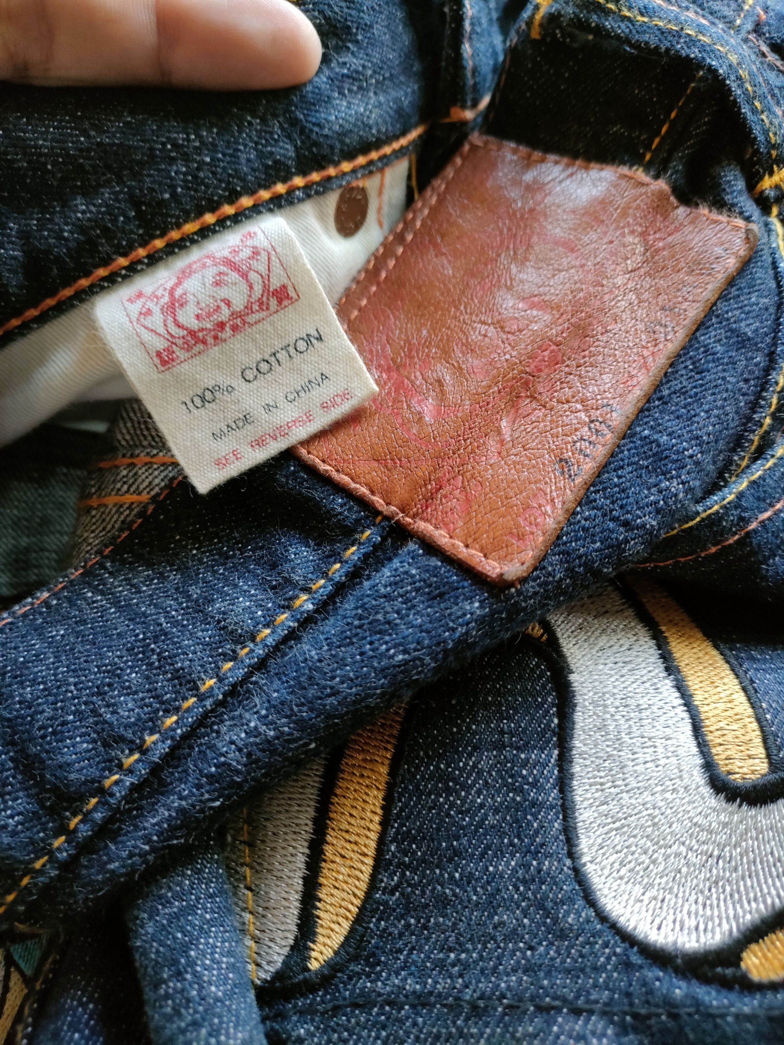 Evisu Evisu Osaka Tokyo 1991 Embroidered Selvedge Jeans Size US 32 / EU 48 - 4 Thumbnail