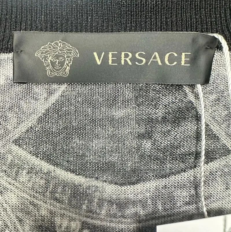 Versace Versace Black Wool Long Cardigan . Size US M / EU 48-50 / 2 - 3 Thumbnail