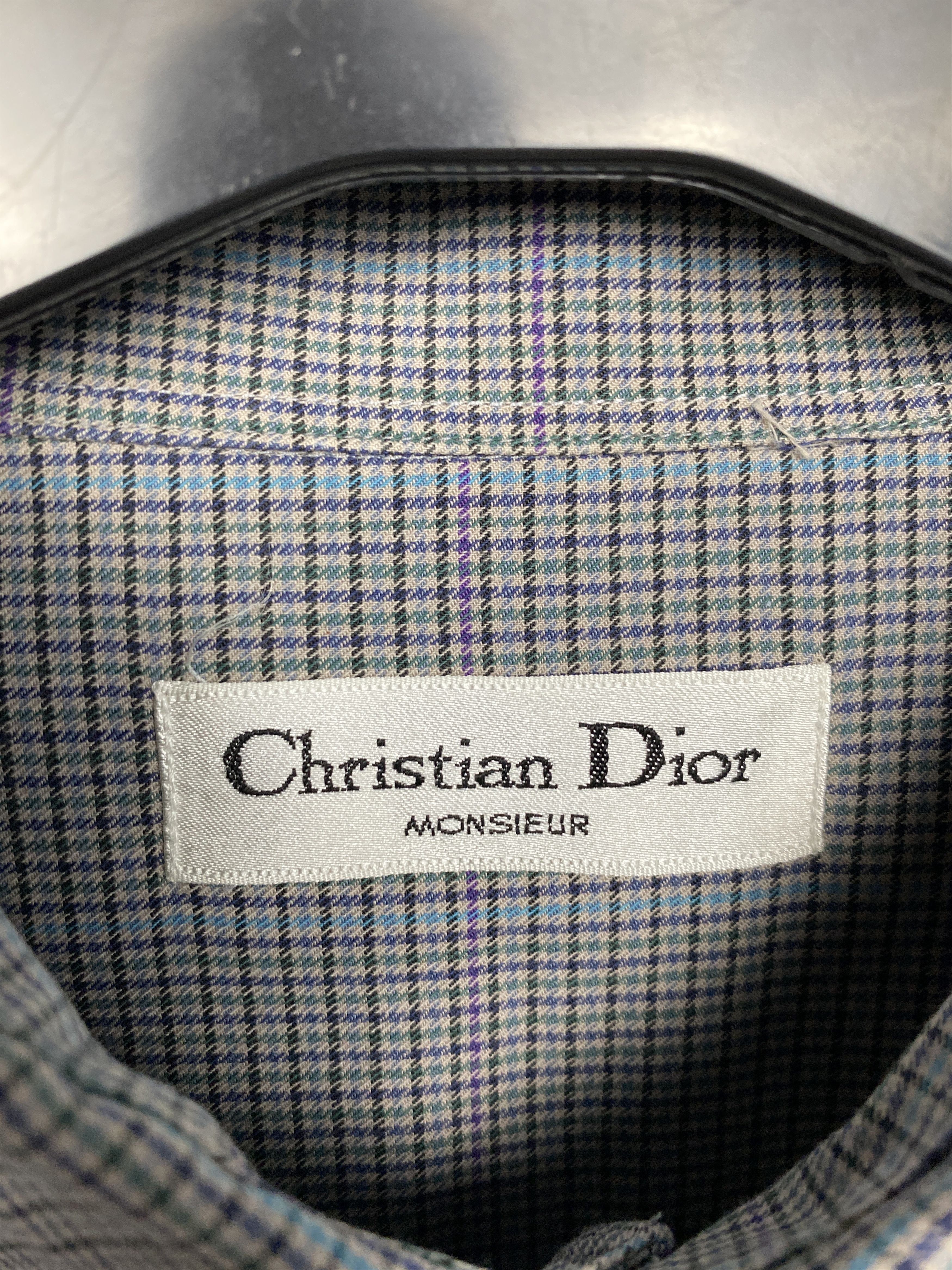 Christian Dior Monsieur Christian Dior Vintage Mens Long Sleeve Shirt Size US XL / EU 56 / 4 - 3 Thumbnail