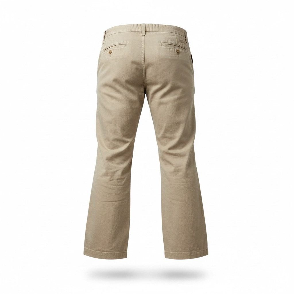 Gap GAP Women’s Khaki Wide Leg Pants Size 8 Tan Casual Size 30" / US 8 / IT 44 - 2 Thumbnail
