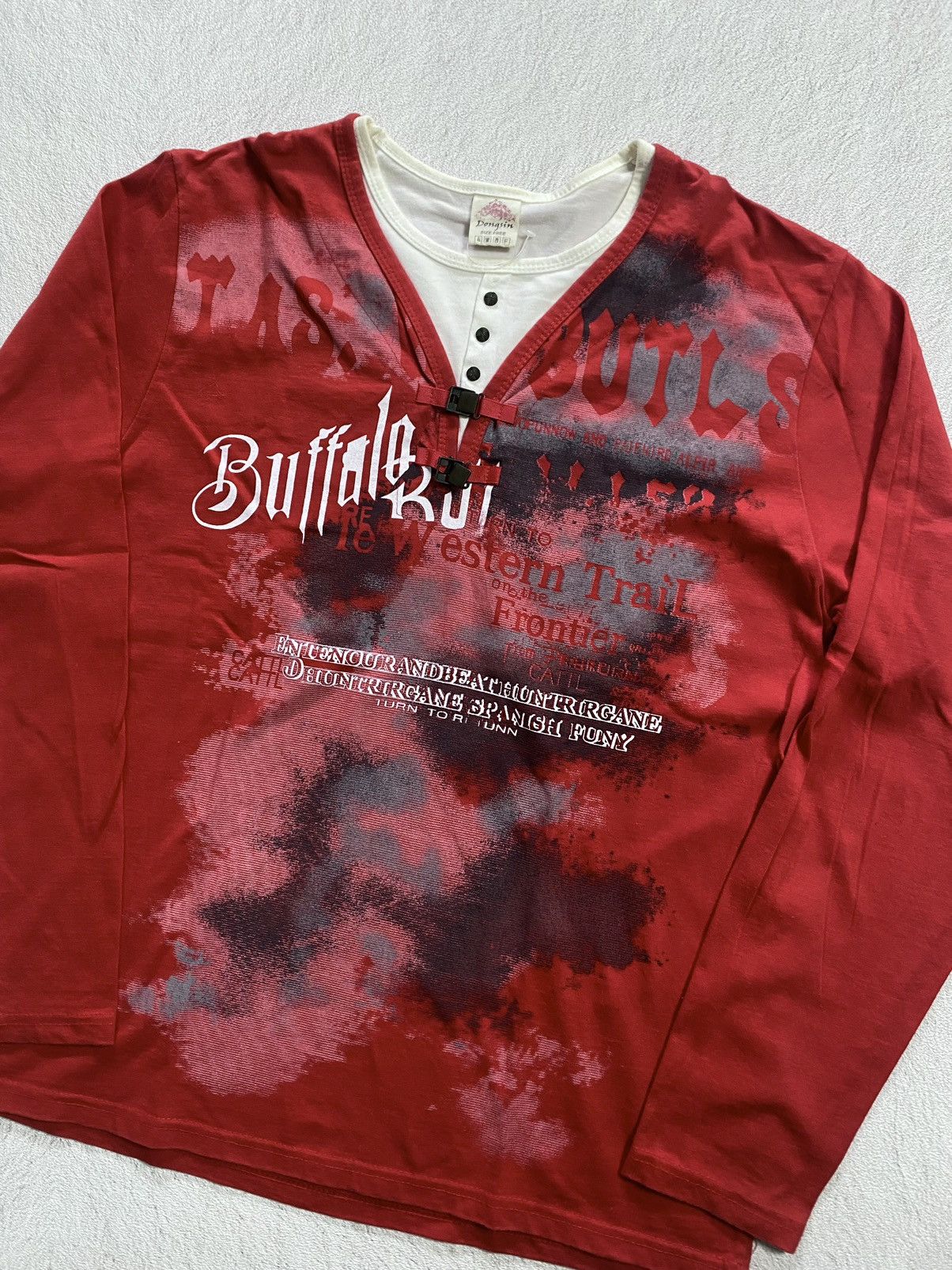 If Six Was Nine Y2K Dongsin Double Layer ifsix Gothic Vkei style Size US L / EU 52-54 / 3 - 2 Thumbnail