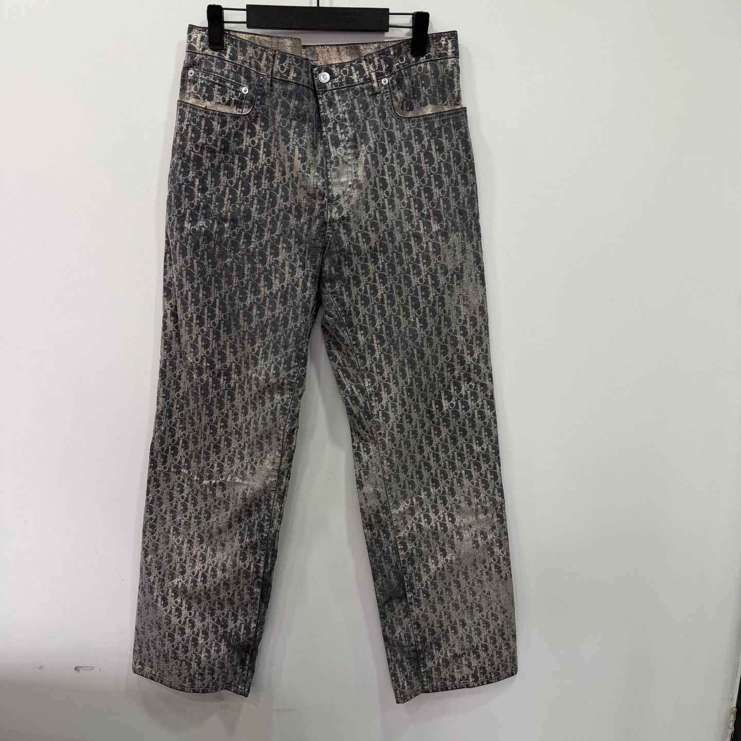 Dior Dior Retro Silver Denim Jeans 30 Men Size US 30 / EU 46 - 1 Thumbnail