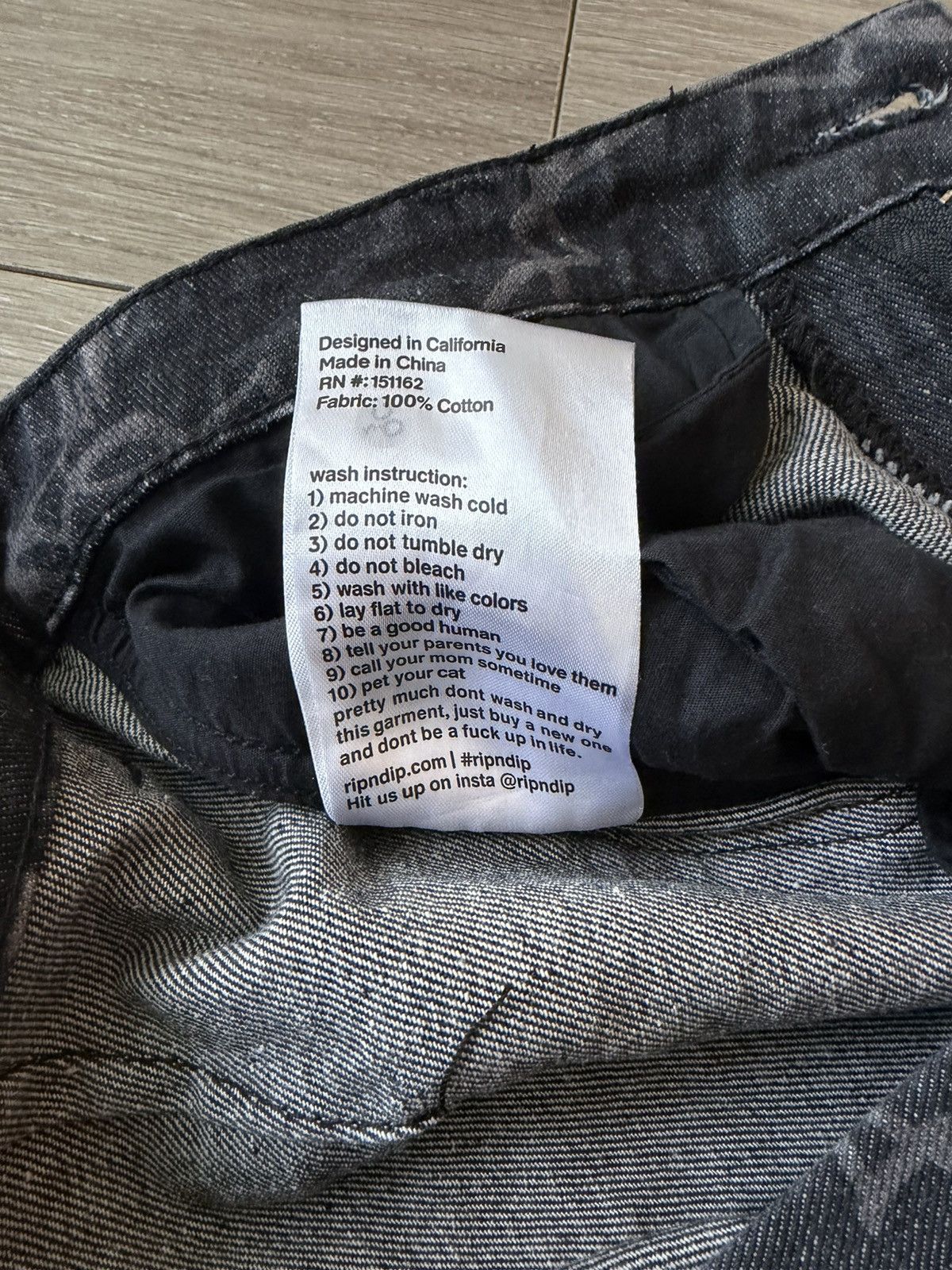RIPNDIP Ripndip wire printed jeans Size US 32 / EU 48 - 7 Thumbnail