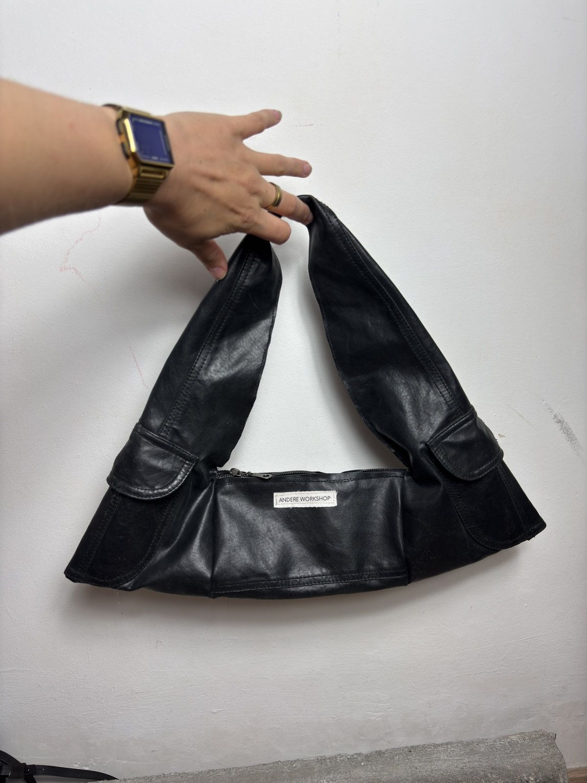 Other Hobo leather bag black avant garde Size ONE SIZE - 3 Thumbnail