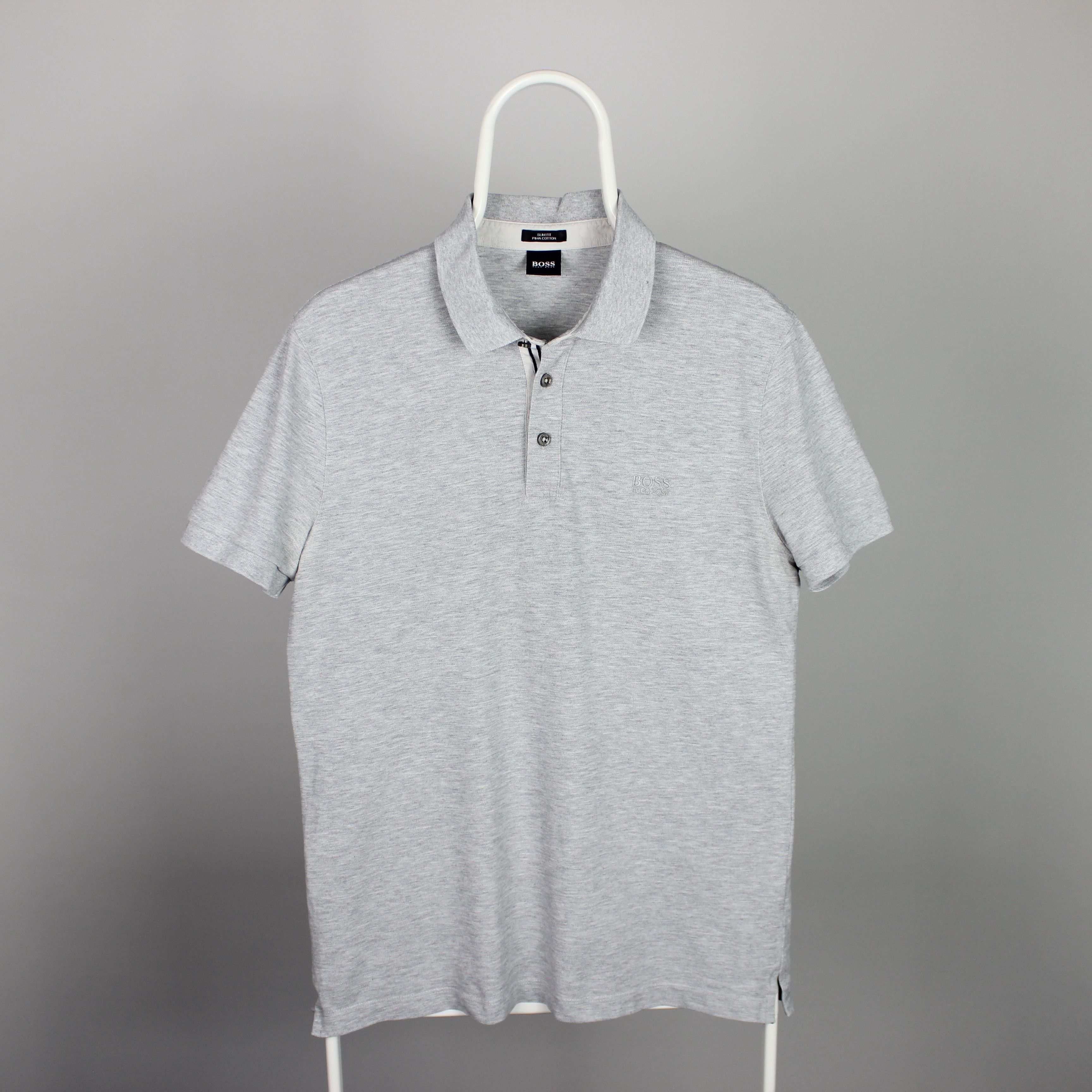 Hugo Boss Hugo Boss polo shirt men cotton gray M L Size US L / EU 52-54 / 3 - 7 Thumbnail