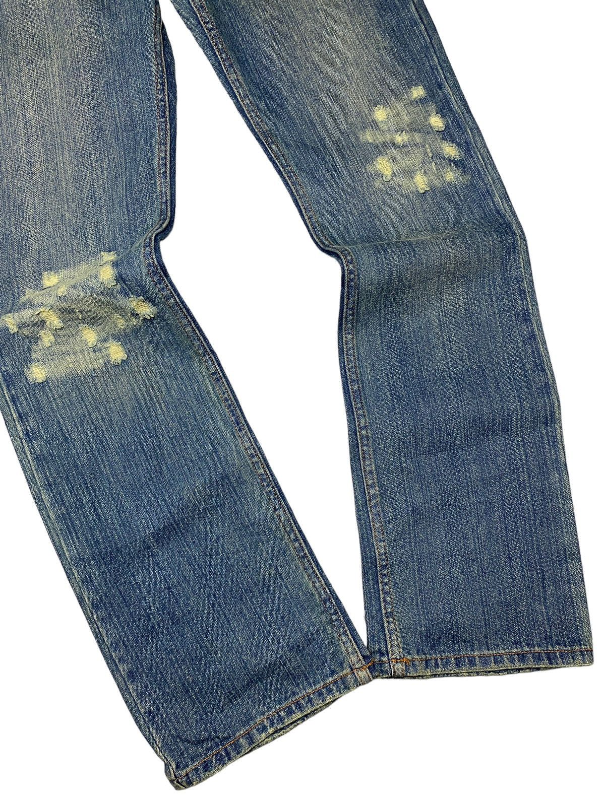 If Six Was Nine 2000's Nylaus Mudwash Sewn Bootcut Jeans Size US 31 - 3 Thumbnail