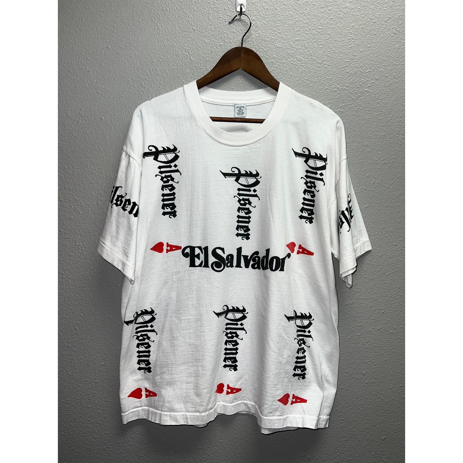 Vintage Vintage Pilsner Beer Shirt Pilsener El Salvador Art Tee XL Size US XL / EU 56 / 4 - 1 Thumbnail
