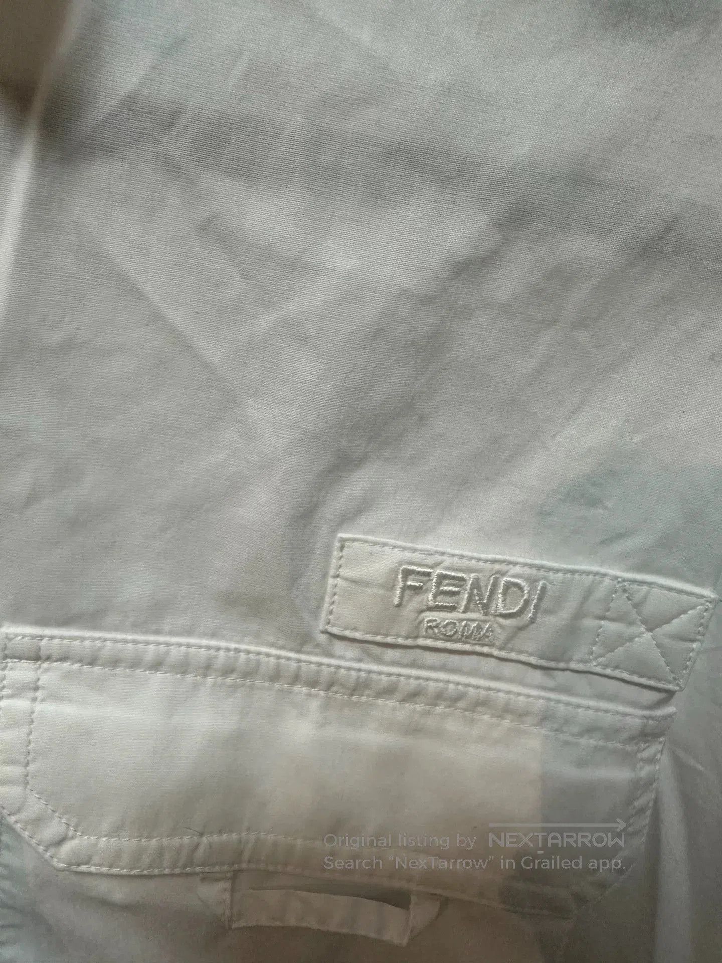 Fendi Fendi Chest Logo Shirt. Size S / US 4 / IT 40 - 3 Thumbnail