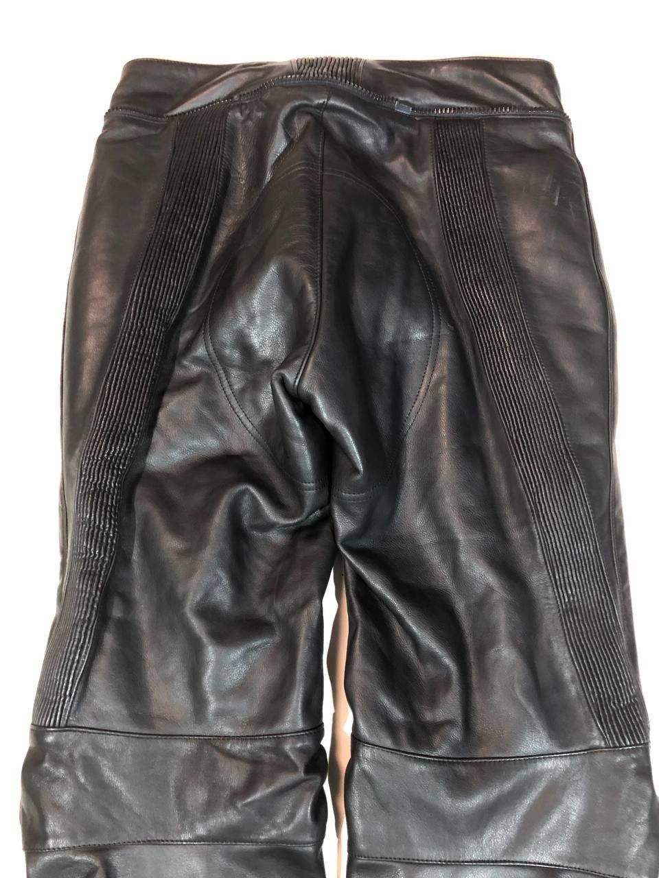 Vintage MQP Dynamic Vintage Racing Moto Leather Pants Size US 35 - 7 Thumbnail