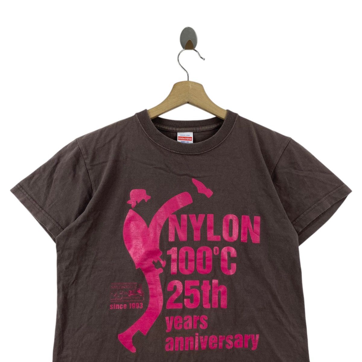 Other NYLON 100°C 25th ANNIVERSARY Logo Print Brown Short Sleeve Size US S / EU 44-46 / 1 - 2 Thumbnail