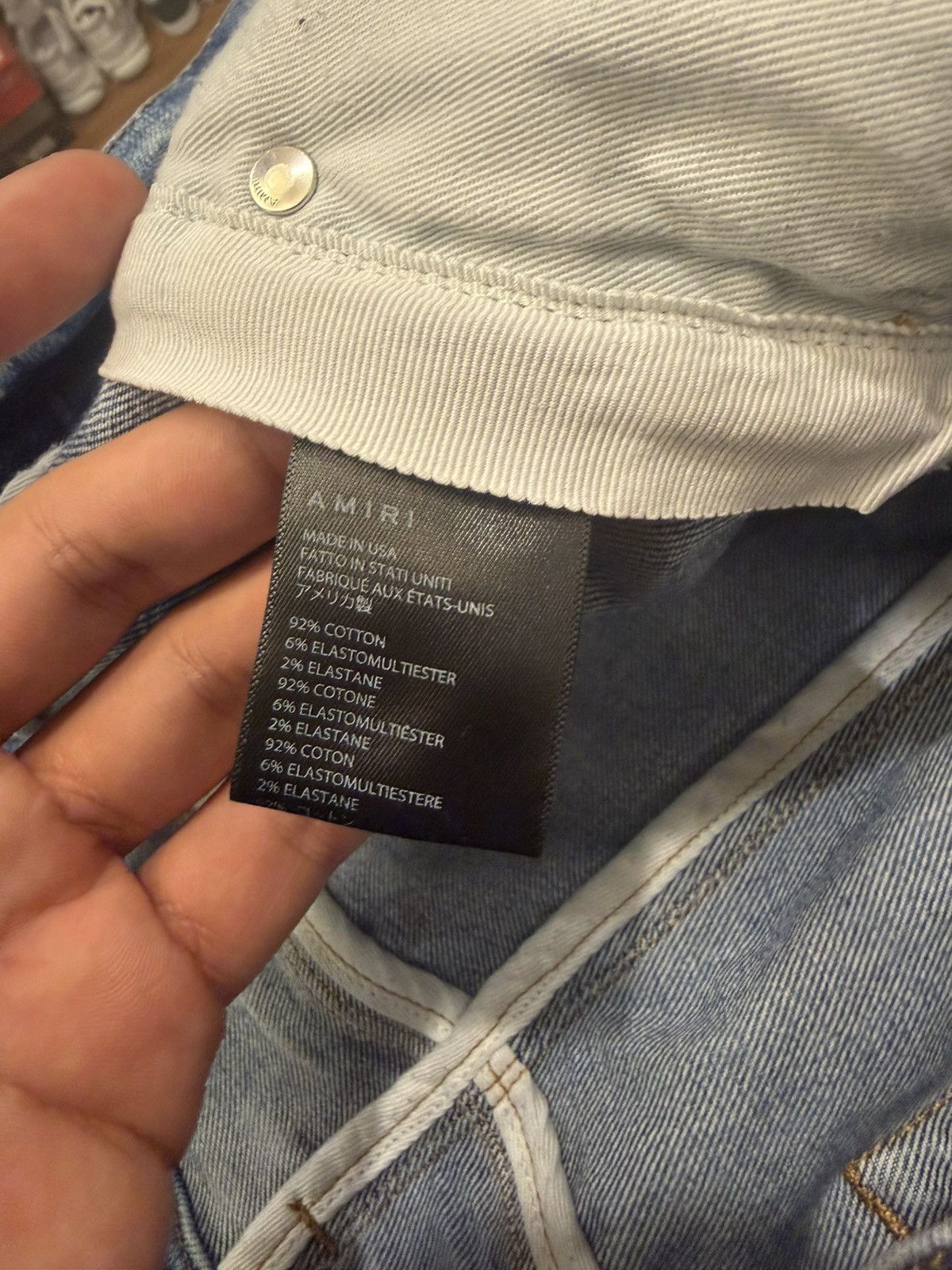Amiri Amiri Mx1 Camo Patch Denim Jeans Size US 38 / EU 54 - 5 Thumbnail