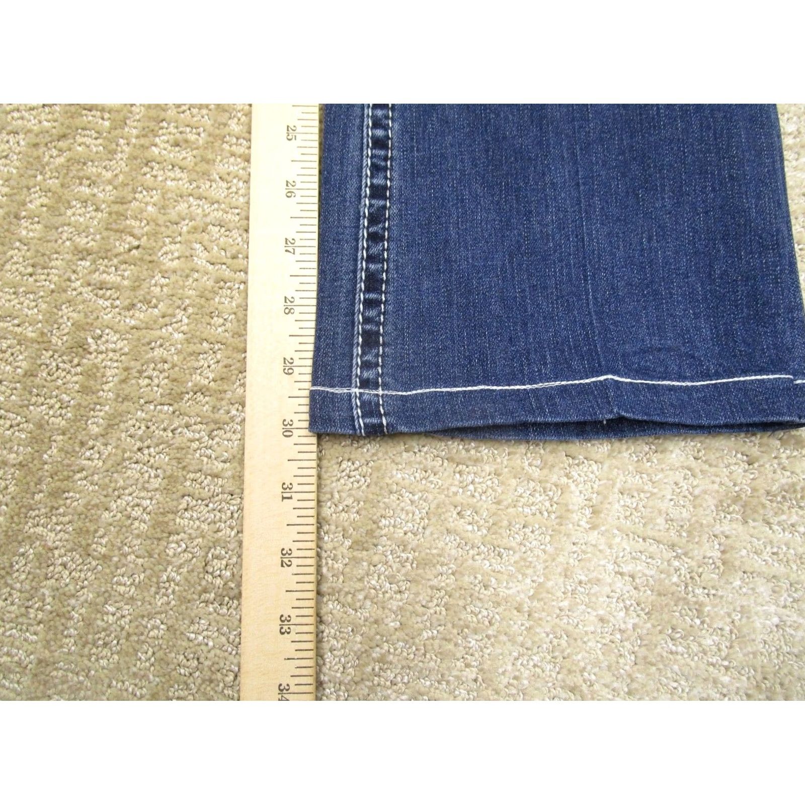 Vintage Shyanne Jeans Women Bootcut Jeans Blue 30S Stretch Embroidered Pockets Cowgirl Southwestern Mens Women Girls Size 30" / US 8 / IT 44 - 7 Thumbnail