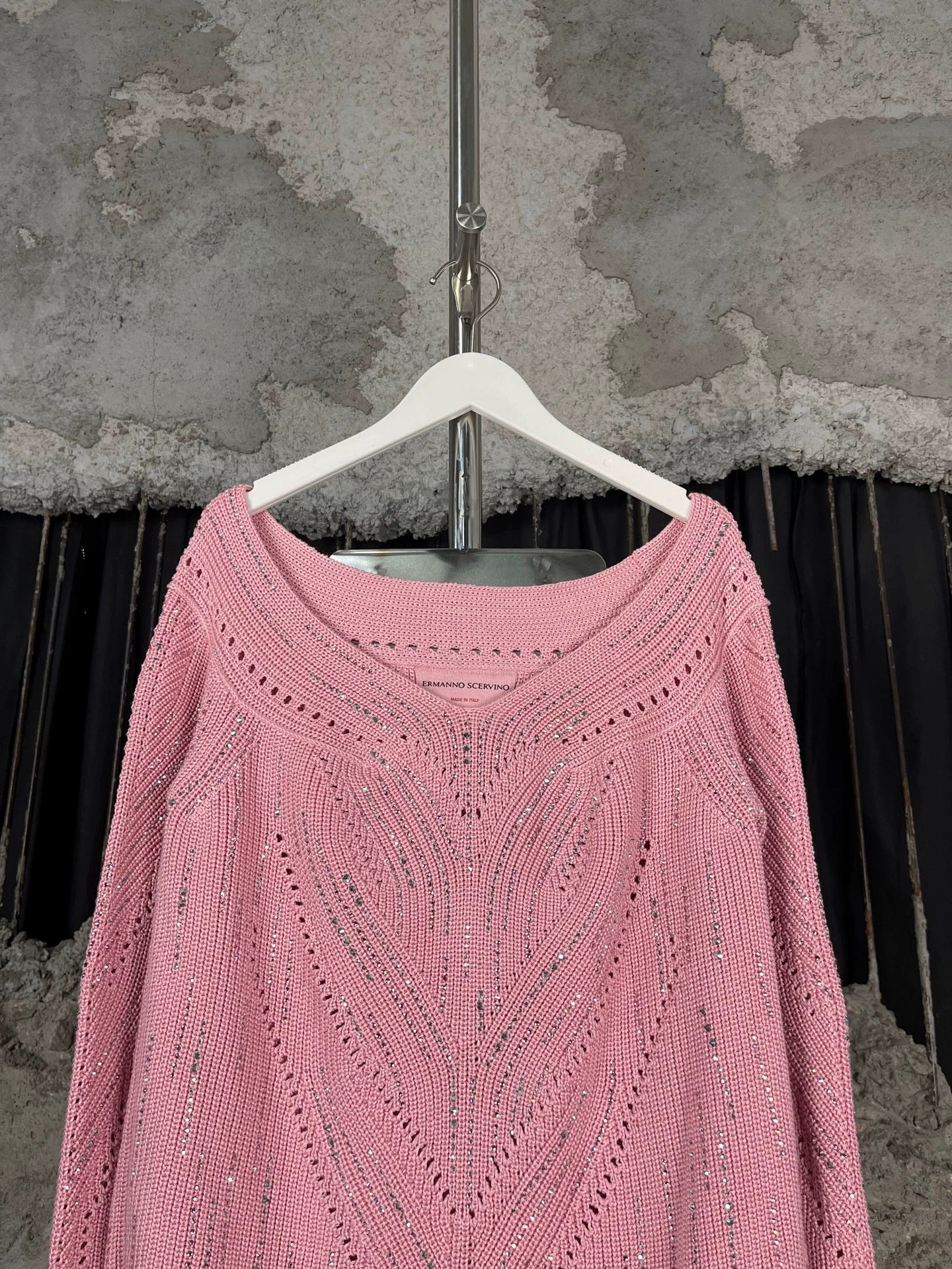 Ermanno Scervino Ermanno Scervino Crystal Sweater 42 New Size M / US 6-8 / IT 42-44 - 3 Thumbnail