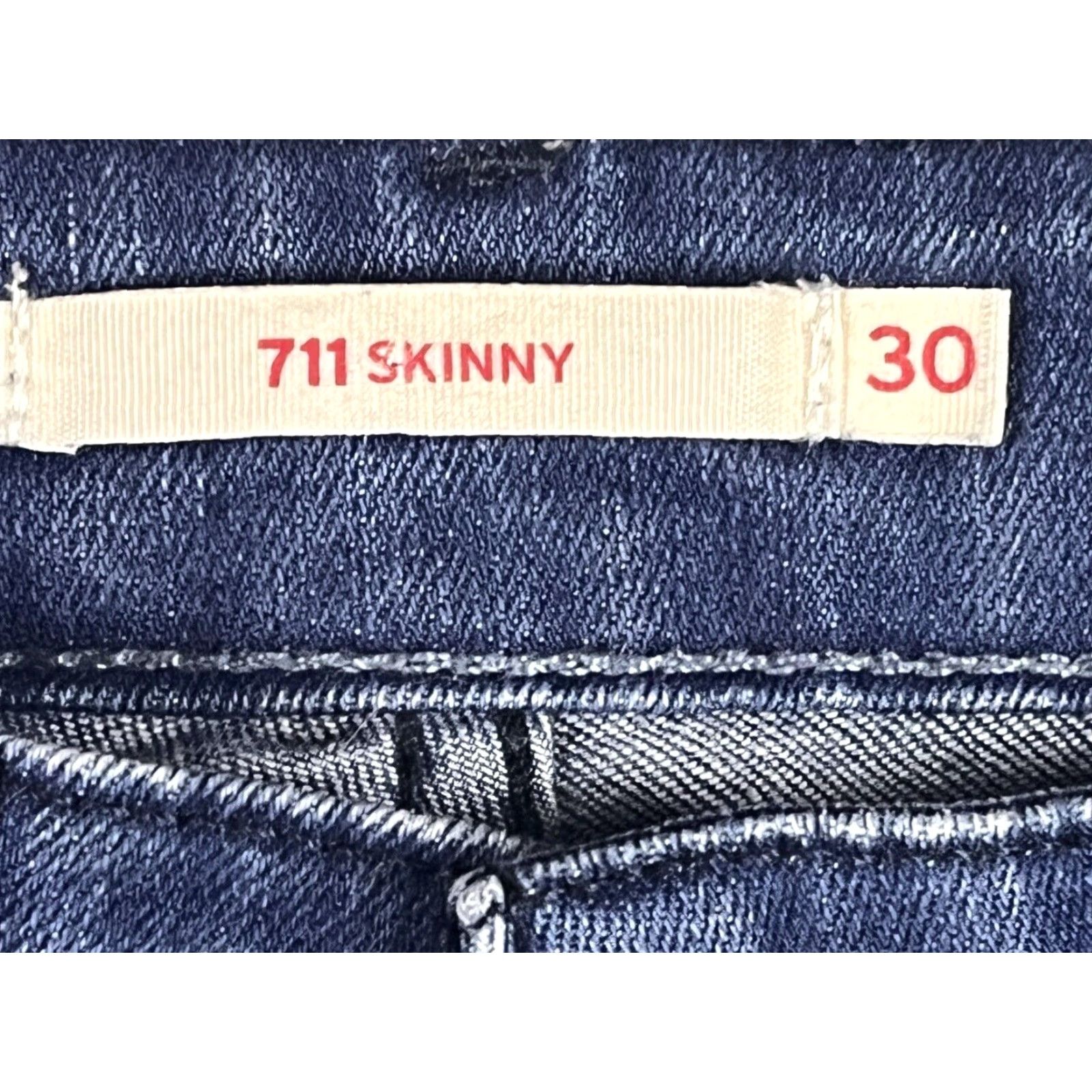 Levi's Levis 711 Skinny Jeans Sz 30 GUC Womens Jeans Levi's 711 Skinny Blue 30 Women Regular Dry? Size 30" / US 8 / IT 44 - 5 Thumbnail