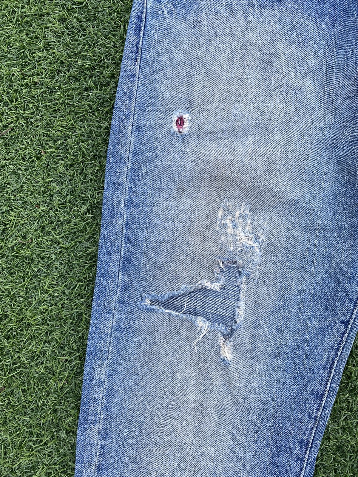 Stussy × Vintage STUSSY ROUGH AND RUGGED WORKGEAR DISTRESSED SS LOGO JEANS 🎱 Size US 34 / EU 50 - 12 Thumbnail
