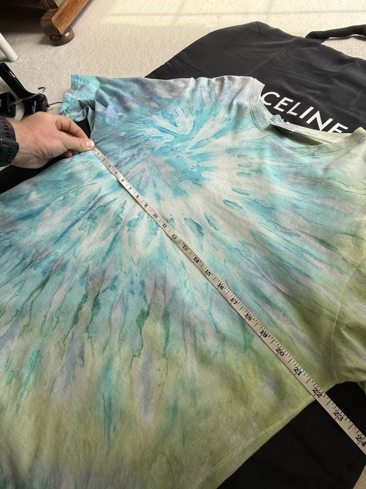 Saint Laurent Paris SS16 Saint Laurent surf sound Hedi tie dye t shirt grail M Size US M / EU 48-50 / 2 - 3 Thumbnail