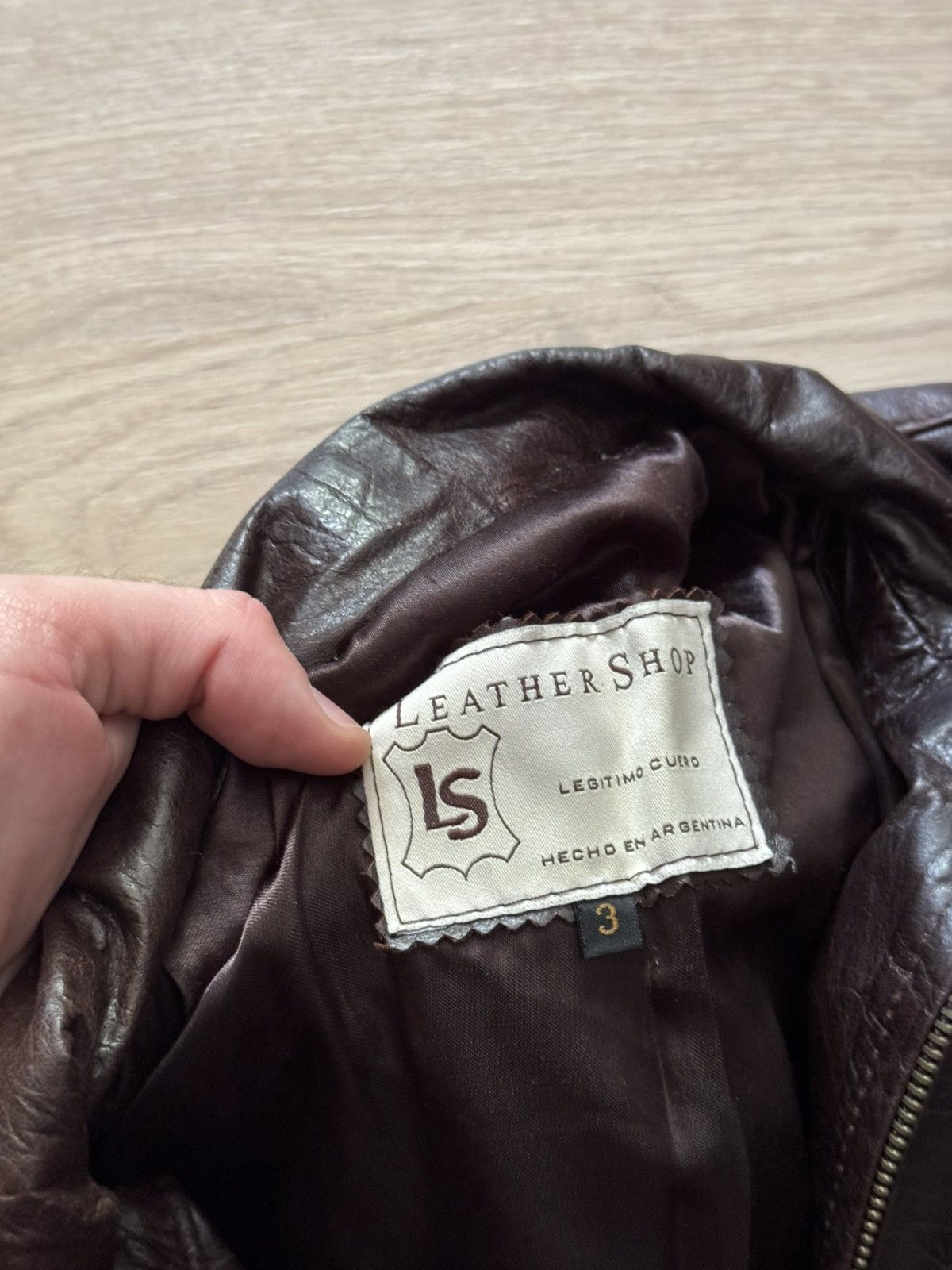 Genuine Leather Vintage Genuine Leather Argentina Brown Moto Racing Jacket Size US L / EU 52-54 / 3 - 8 Thumbnail