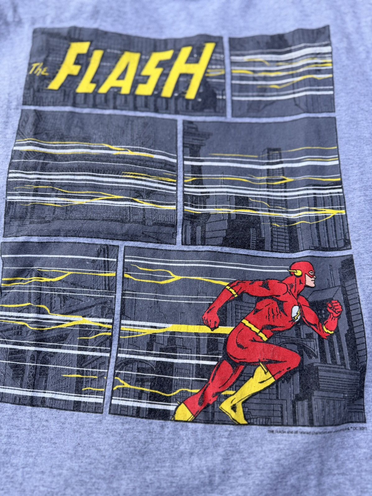 Vintage VTG DC The Flash tee Size Large Size US L / EU 52-54 / 3 - 3 Thumbnail