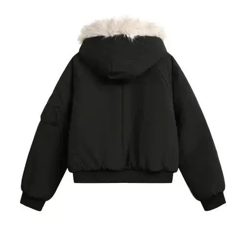 Other Winter Warm Fur Collar Hooded Quilted Padded Jacket Size US S / EU 44-46 / 1 - 2 Thumbnail
