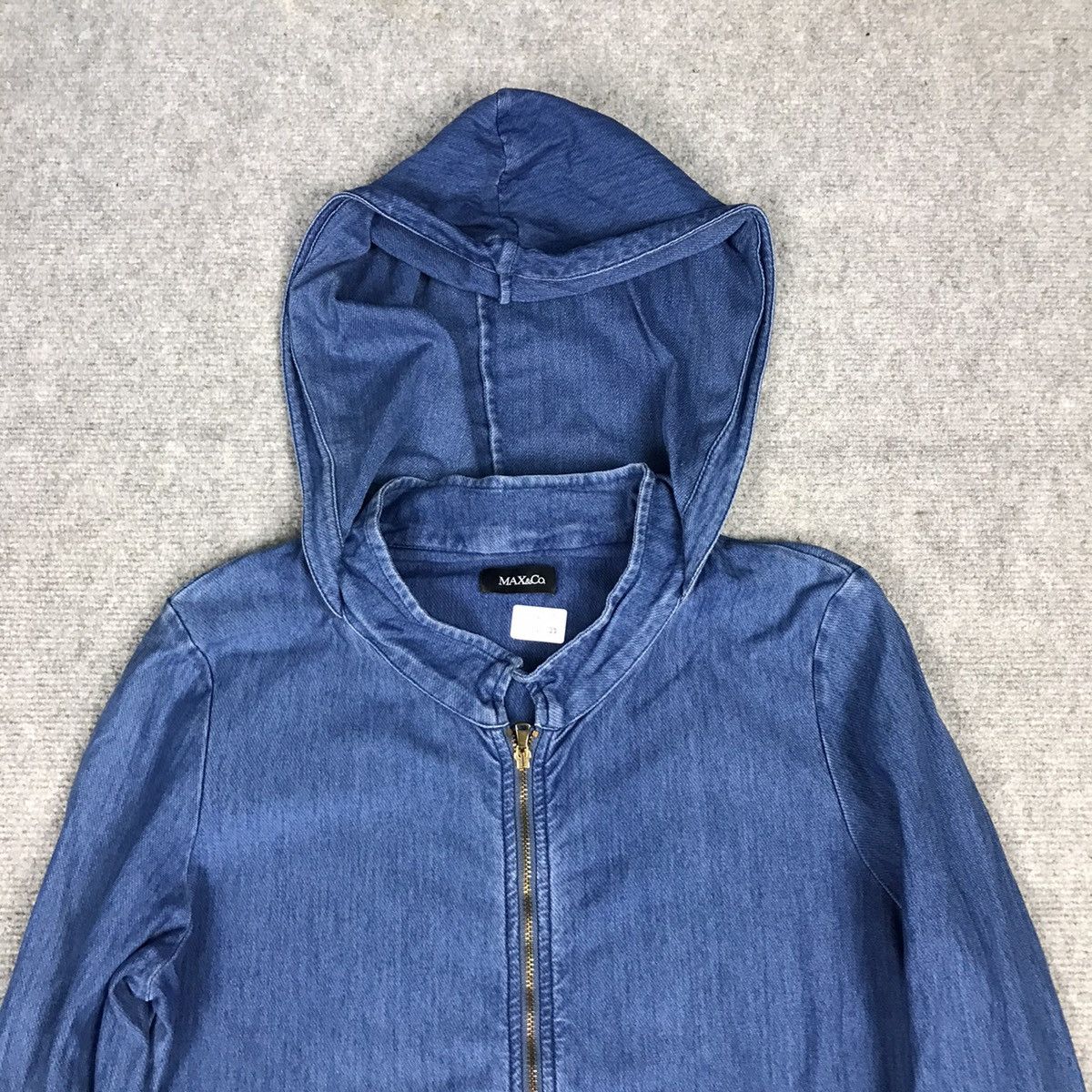MAX&Co. × Max Mara MAX&CO. BLUE PARKAS ZIPPER WOMAN JACKET Size M / US 6-8 / IT 42-44 - 2 Thumbnail