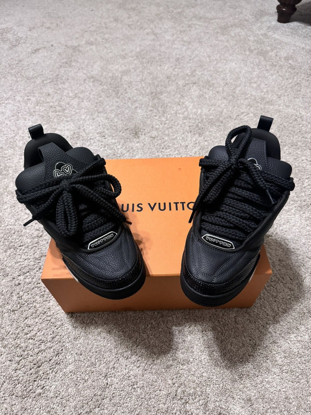 Louis Vuitton Black Louis Vuitton Skate Sneakers Size US 8 / EU 41 - 1 Thumbnail