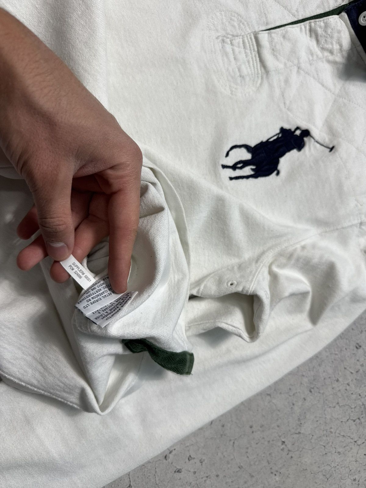 Polo Ralph Lauren Polo Ralph Lauren #6 Rugby Sweatshirt Big Pony PRL White Size US S / EU 44-46 / 1 - 8 Thumbnail