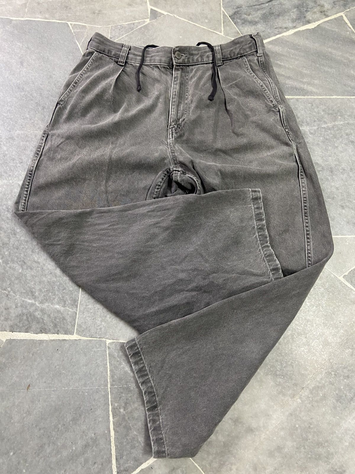 Japanese Brand Gu jeans Barrel Leg pants Size US 32 / EU 48 - 4 Thumbnail